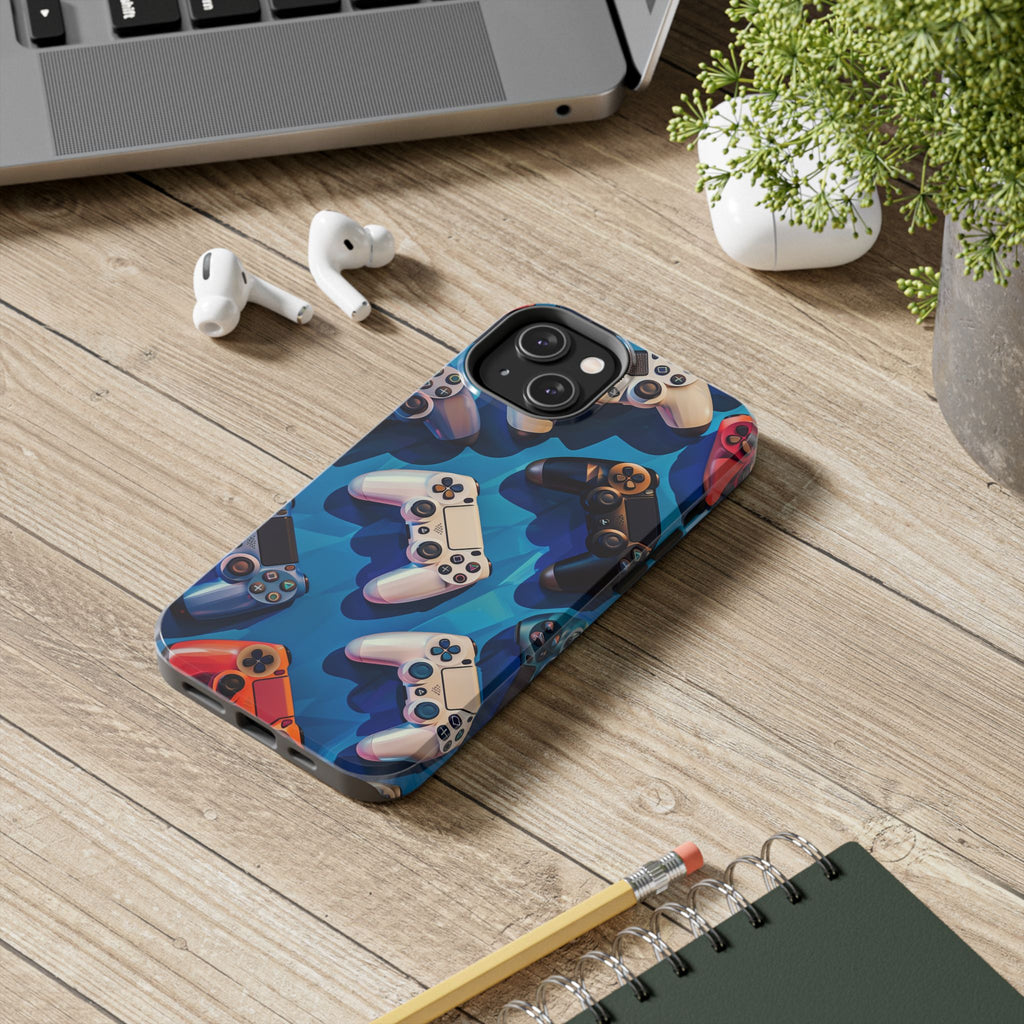 Video Game Controllers iPhone Case - Gamer Tough Phone Cover - Modern Gaming