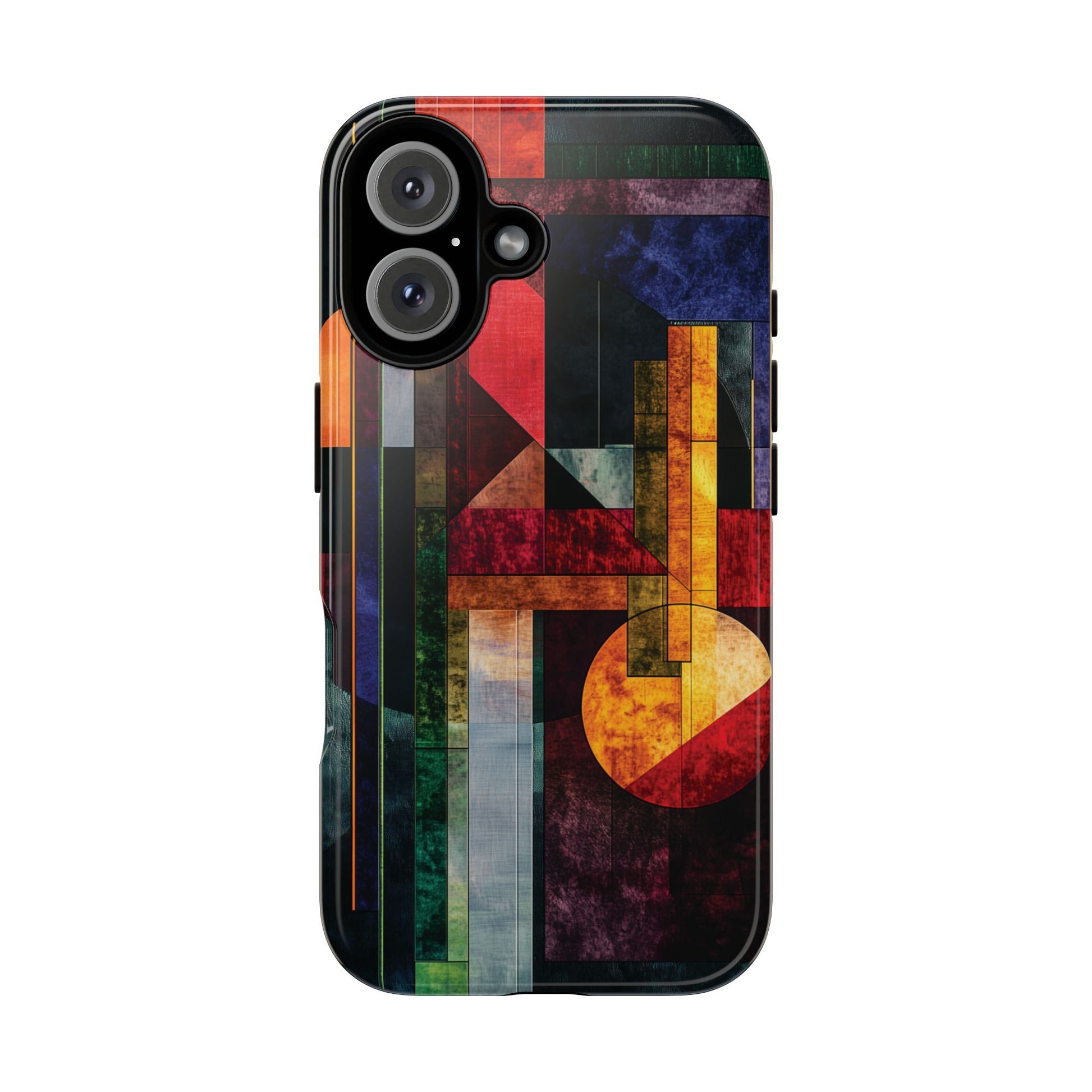 Darker Style Frank Lloyd Wright Usonian Phone Case Geometric Stained Glass Art Deco Marble Gold 13 14 15 16 iPhone Pro Max Galaxy Pixel