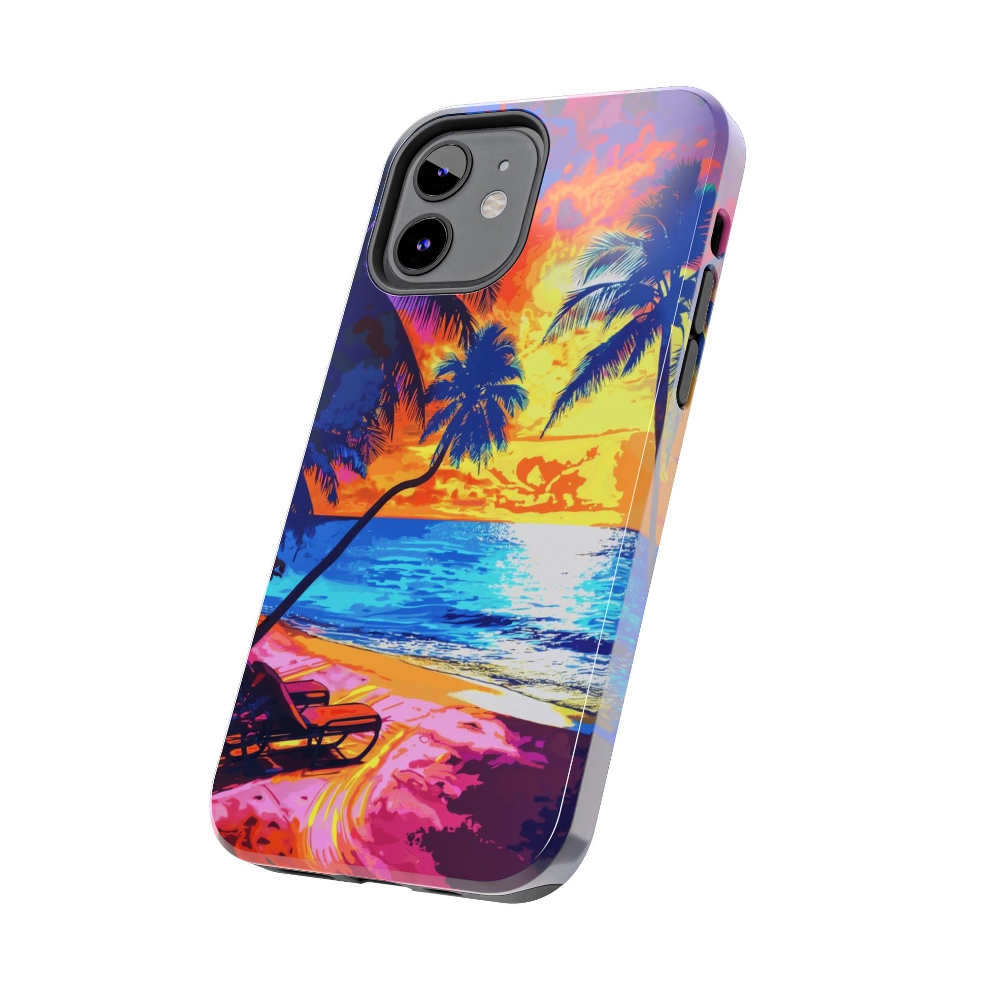 Sunset Bliss: Lisa Frank Style Phone Case