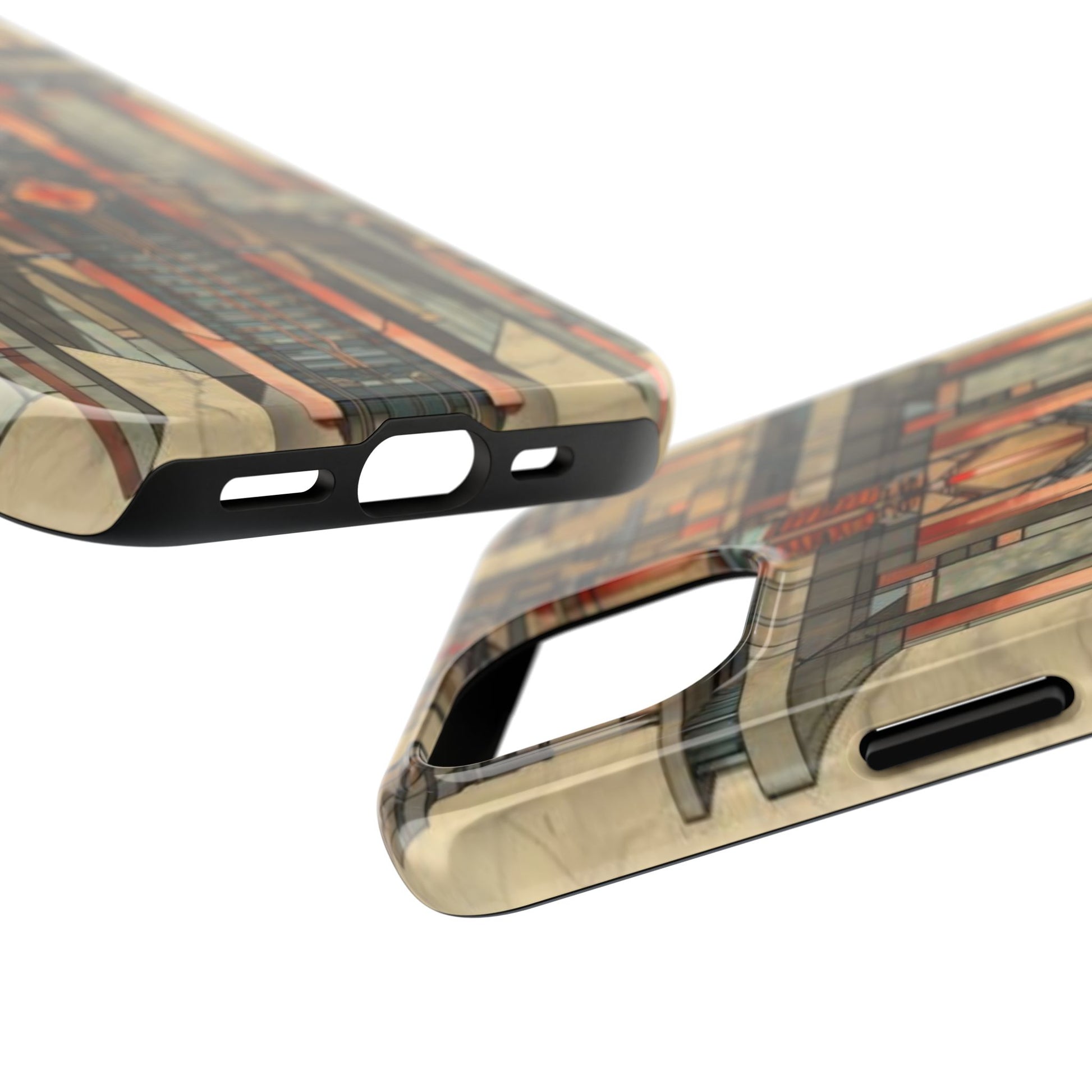 Prairie Style Frank Lloyd Wright Phone Case - Architectural Design iPhone Tough Cover - Unique Art Deco Protective Accessory