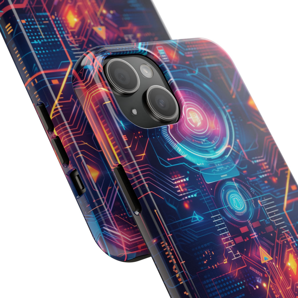 Circuit Board Phone Case, Futuristic Circuit Phone Case, High-Tech Gift, Custom Sci-Fi Phone Case, iphone 15 pro max