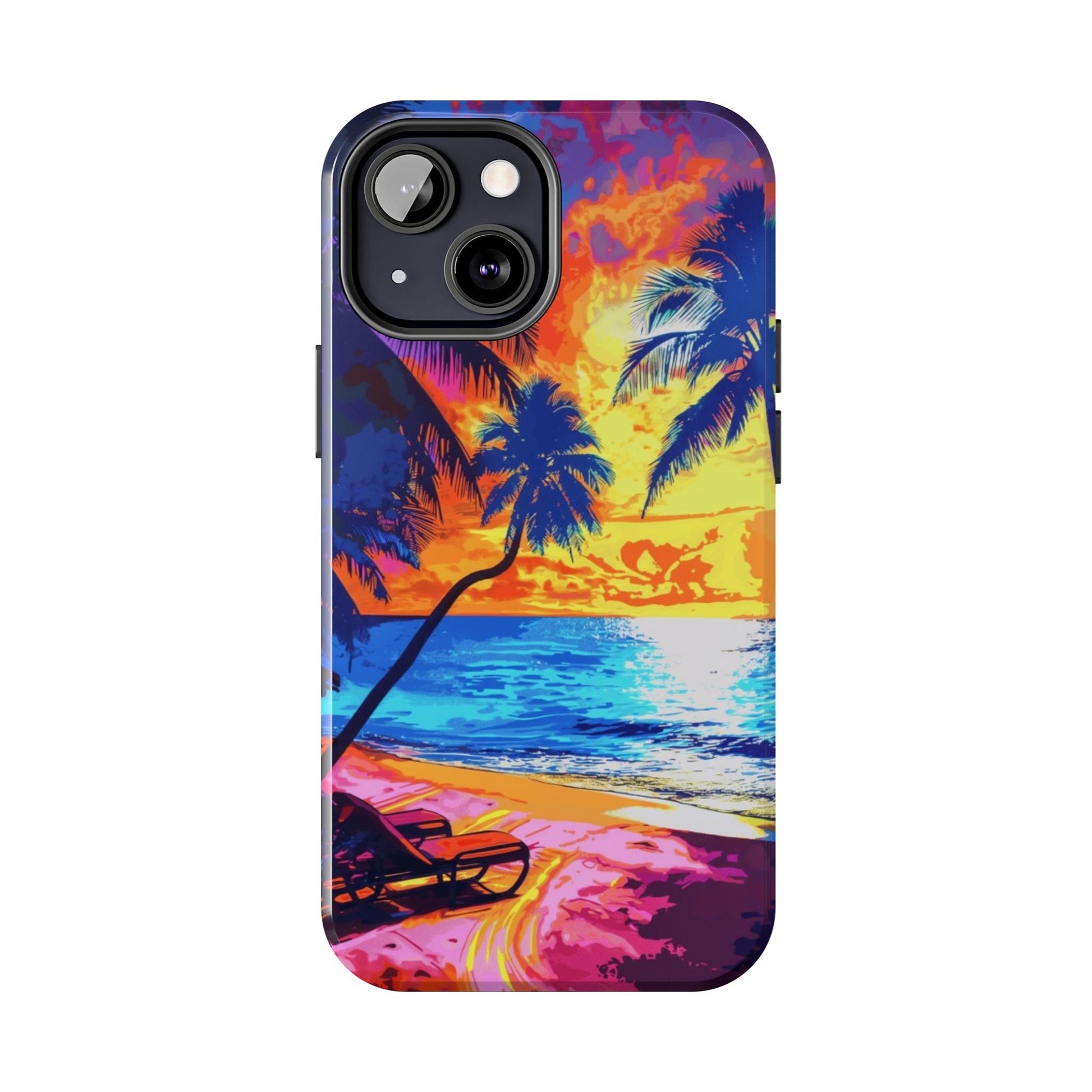 Sunset Bliss: Lisa Frank Style Phone Case
