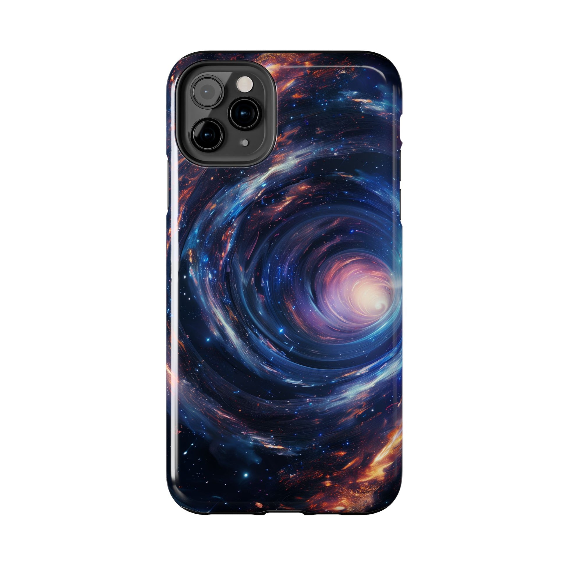 Dr Who inspired Phone Case - Space Wormholes Phone Case - Cosmic Galaxy Cover with Futuristic Wormhole Design - Sci-Fi Protective Case