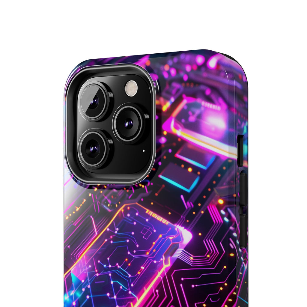 Circuit Board Phone Case, Futuristic Circuit Phone Case, High-Tech Gift, Custom Sci-Fi Phone Case, iphone 15 pro max