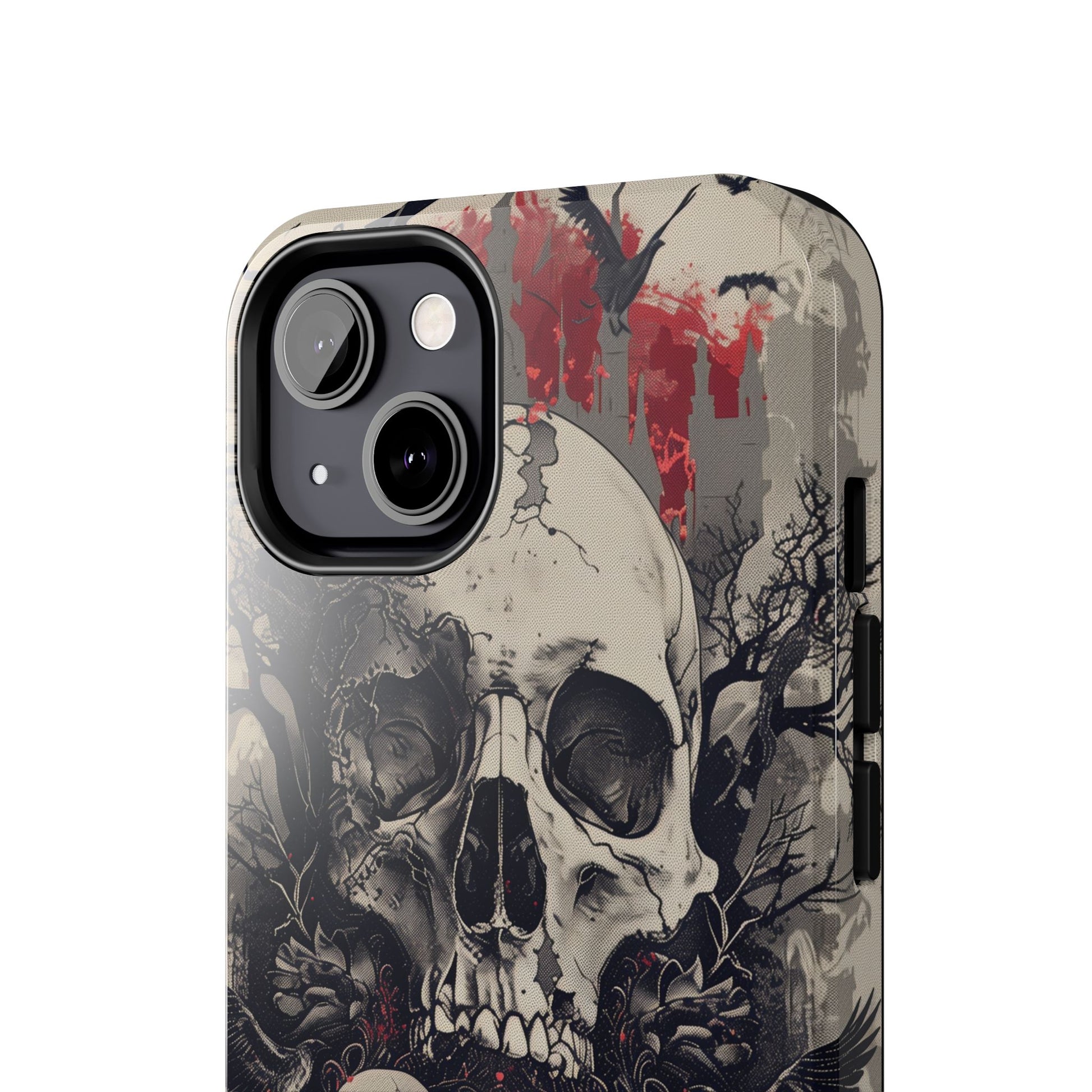 Gothic Art Phone Case Skulls and Crows, Moth Phone Case, Moon and Tarot Phone Case, Halloween Spooky Season, Dark Academia iPhone 15 Pro Max