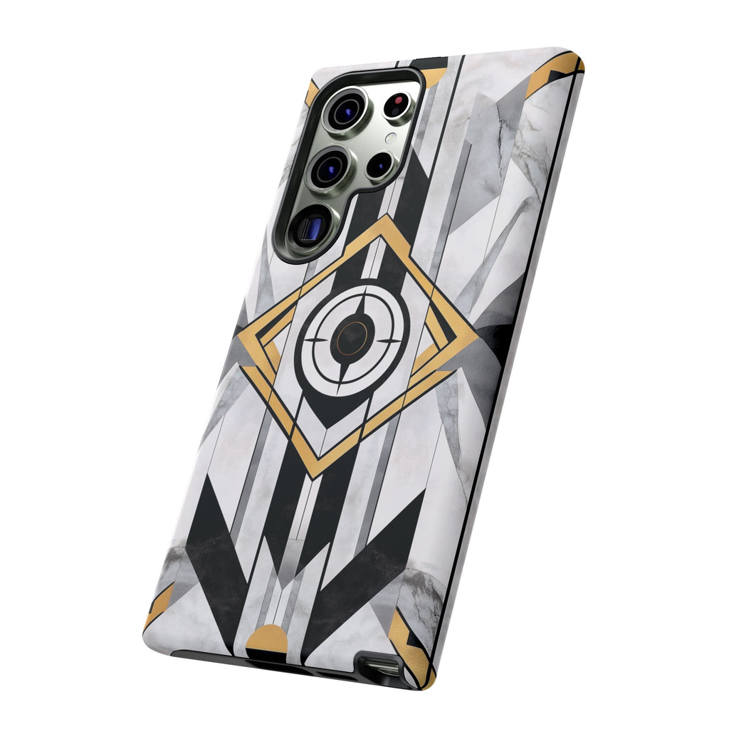 Frank Lloyd Wright Inspired White Phone Case Geometric Stained Glass Art Deco Great Gatsby 13 14 15 16 iPhone Pro Max Galaxy Pixel