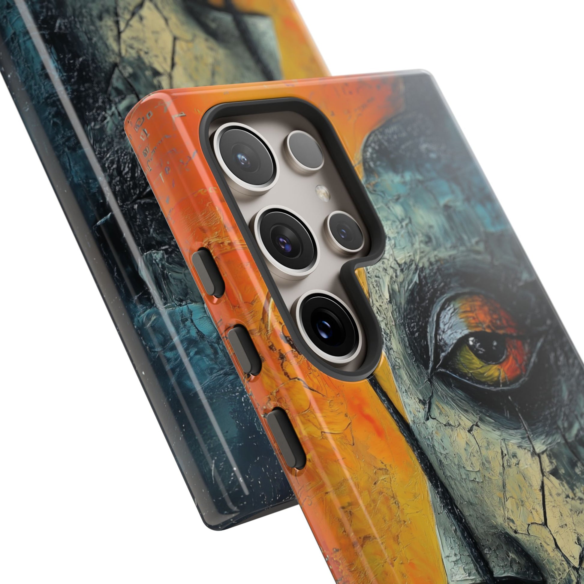 Surrealist Art Phone Case Salvador Dali Style Face Tough Case Unique Artistic 3D Textured Look Surrealism Gift Art iPhone 13 14 15 16