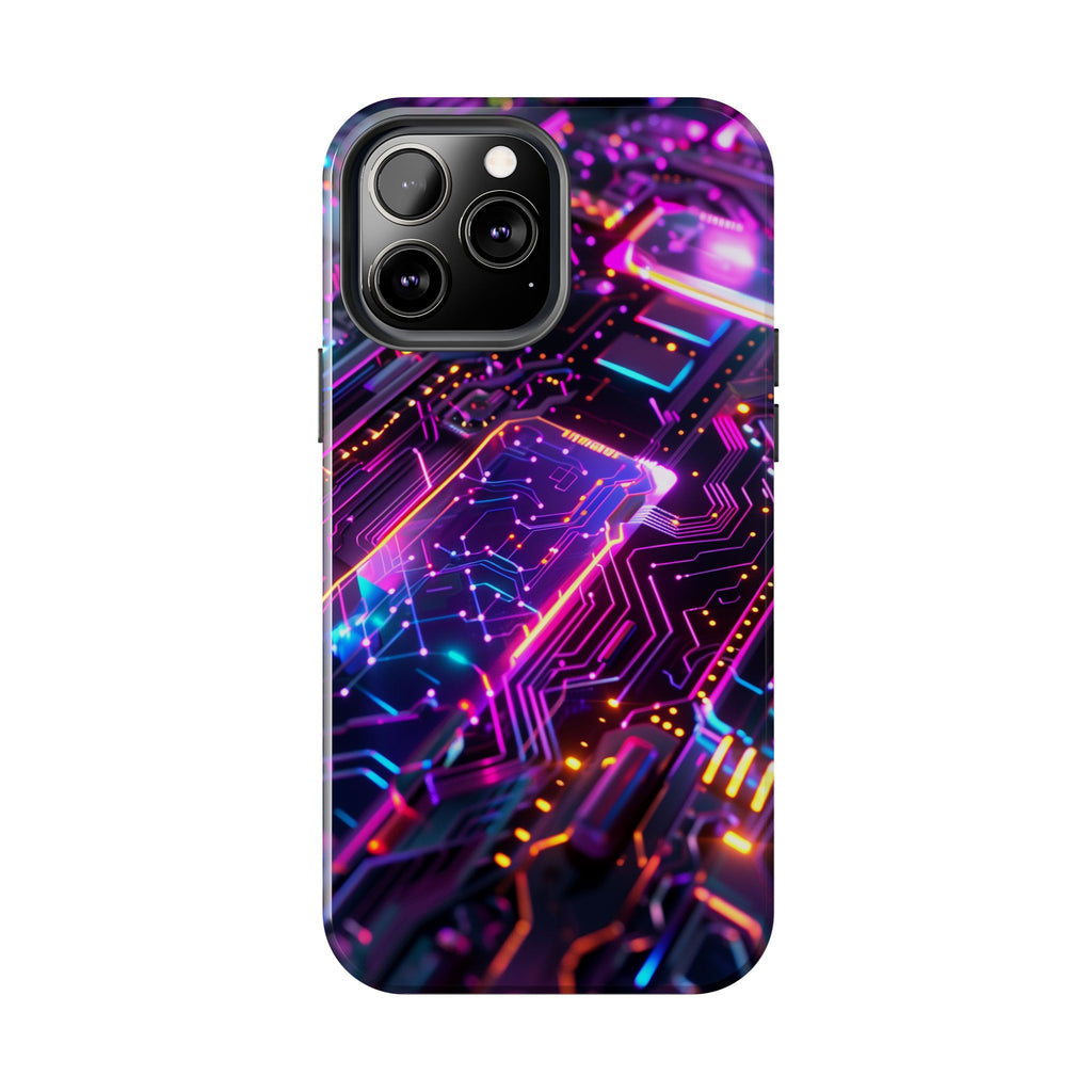 Circuit Board Phone Case, Futuristic Circuit Phone Case, High-Tech Gift, Custom Sci-Fi Phone Case, iphone 15 pro max