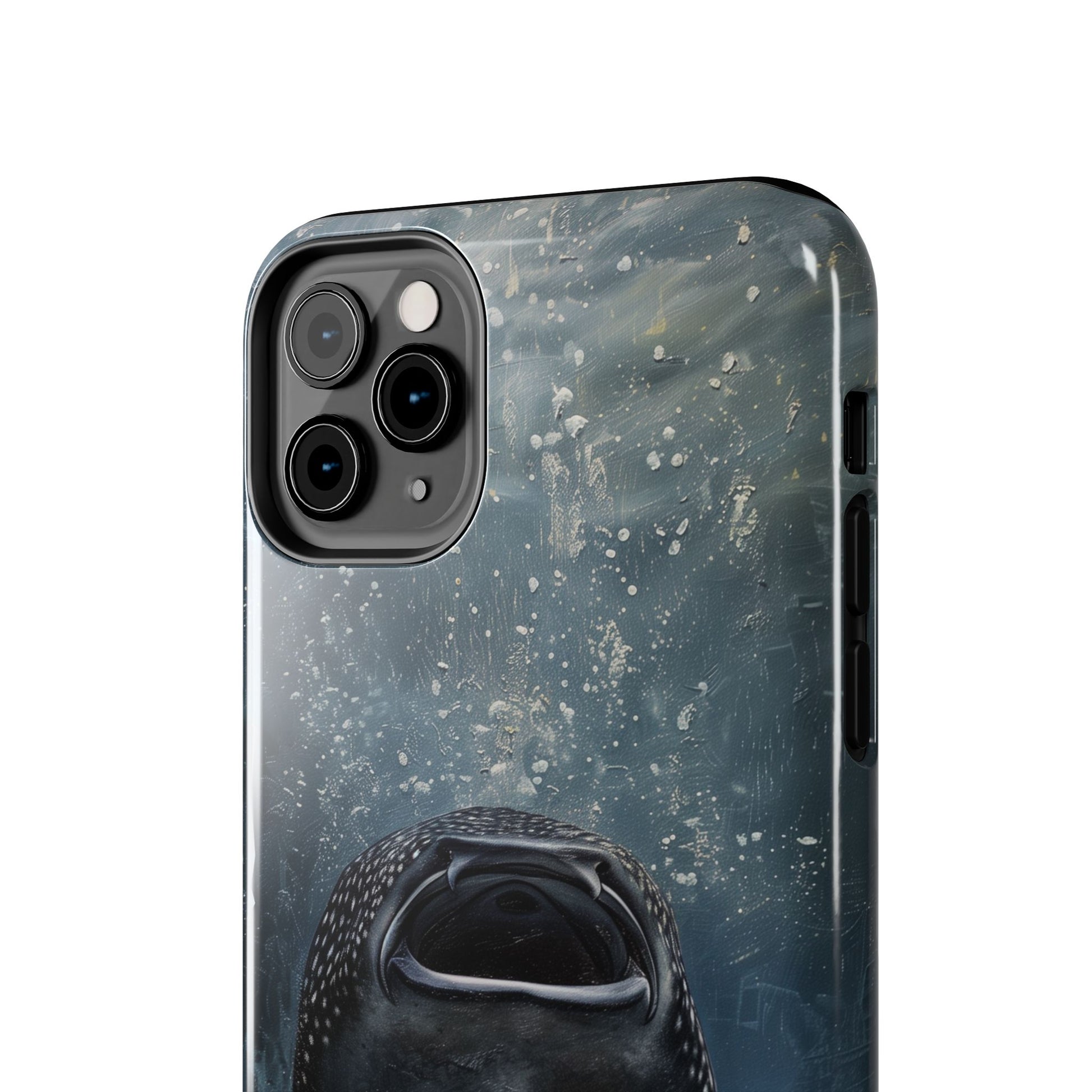 Rising Majesty: Whale Shark Feeding Tough Phone Case