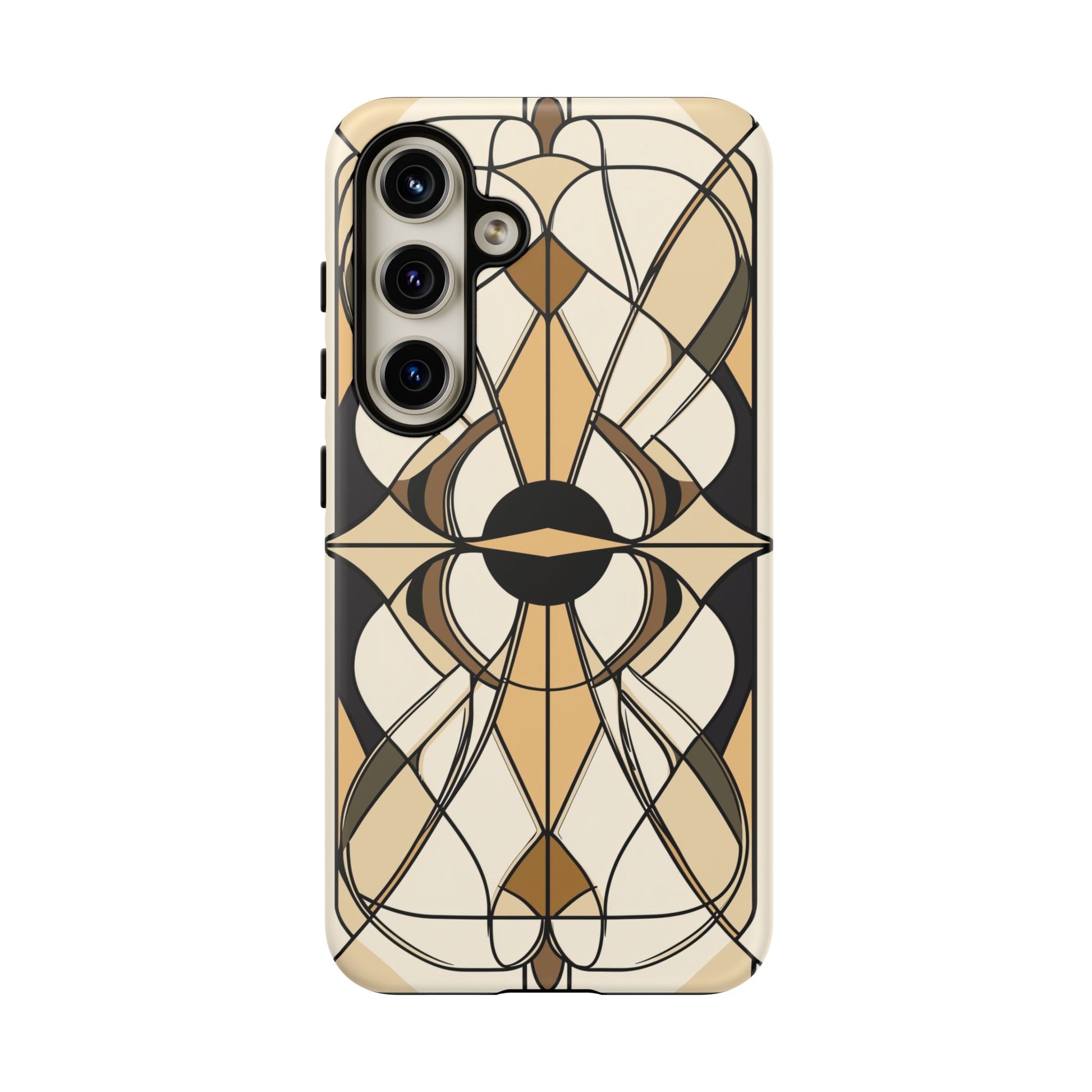 Geometric Phone Case Art Deco Design Frank Lloyd Wright Stained Glass Prairie Style Stylish iphone 13 14 15 16 Pro Max Plus Galaxy