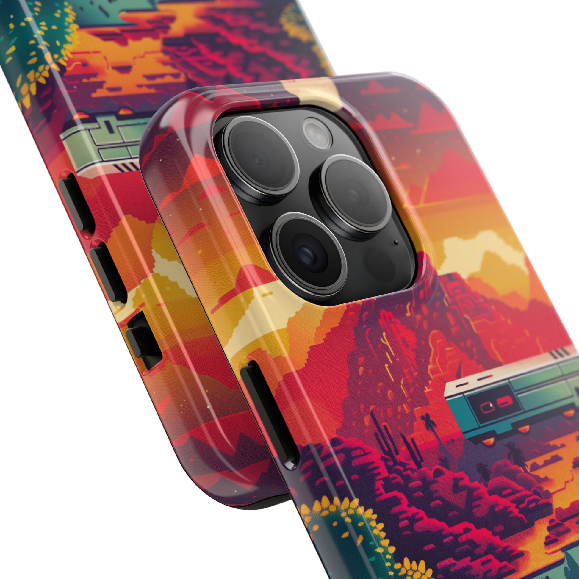 Durable iPhone Case with Alternative Universe Game Console Design - Protective Phone Cover - Fun and Sturdy Gaming Accessory - Gamer Gift