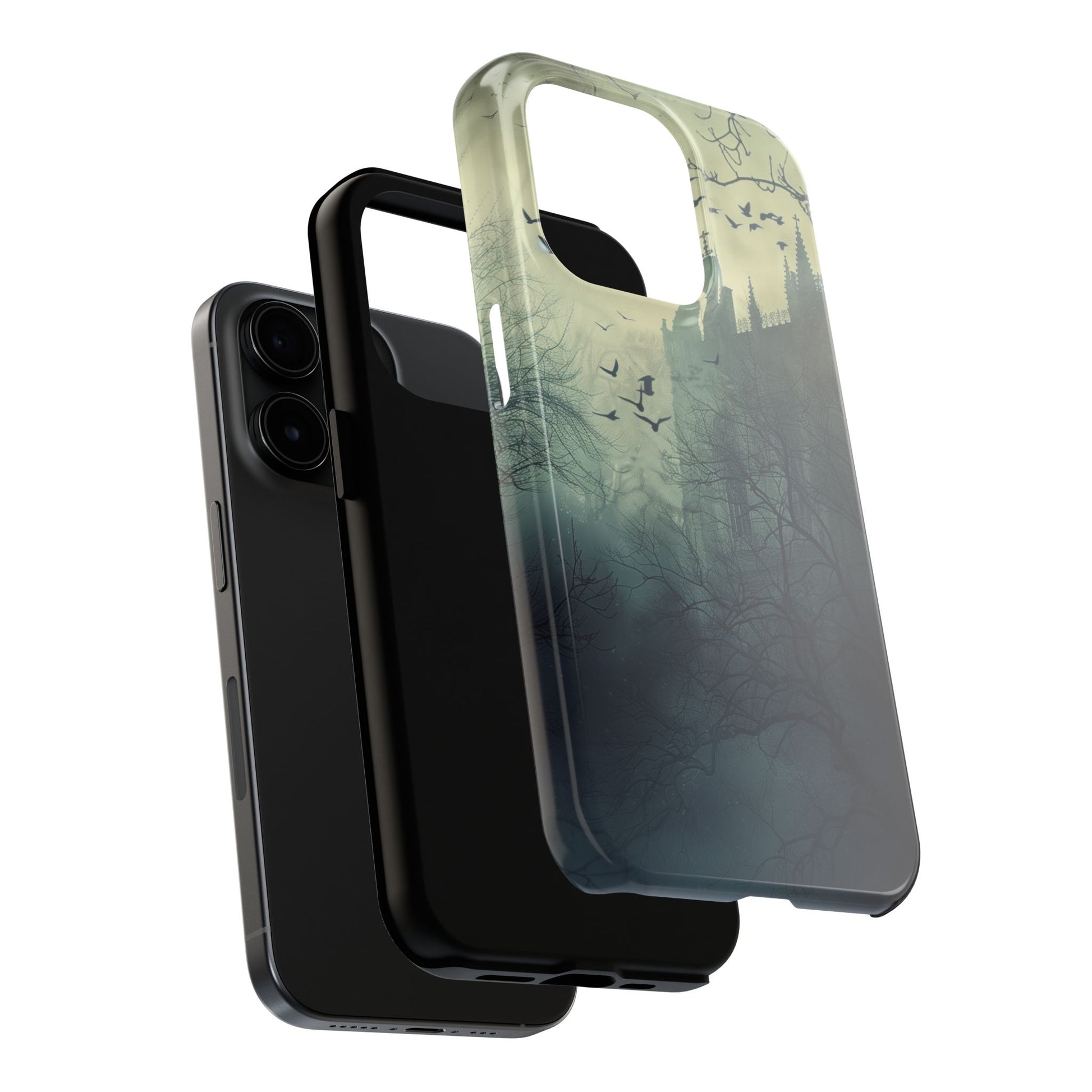 Gothic Architecture Phone Case, Dark Academia Phone Case, Moon and Tarot Case, Halloween Spooky Season, Dark Academia iPhone 15 Pro Max