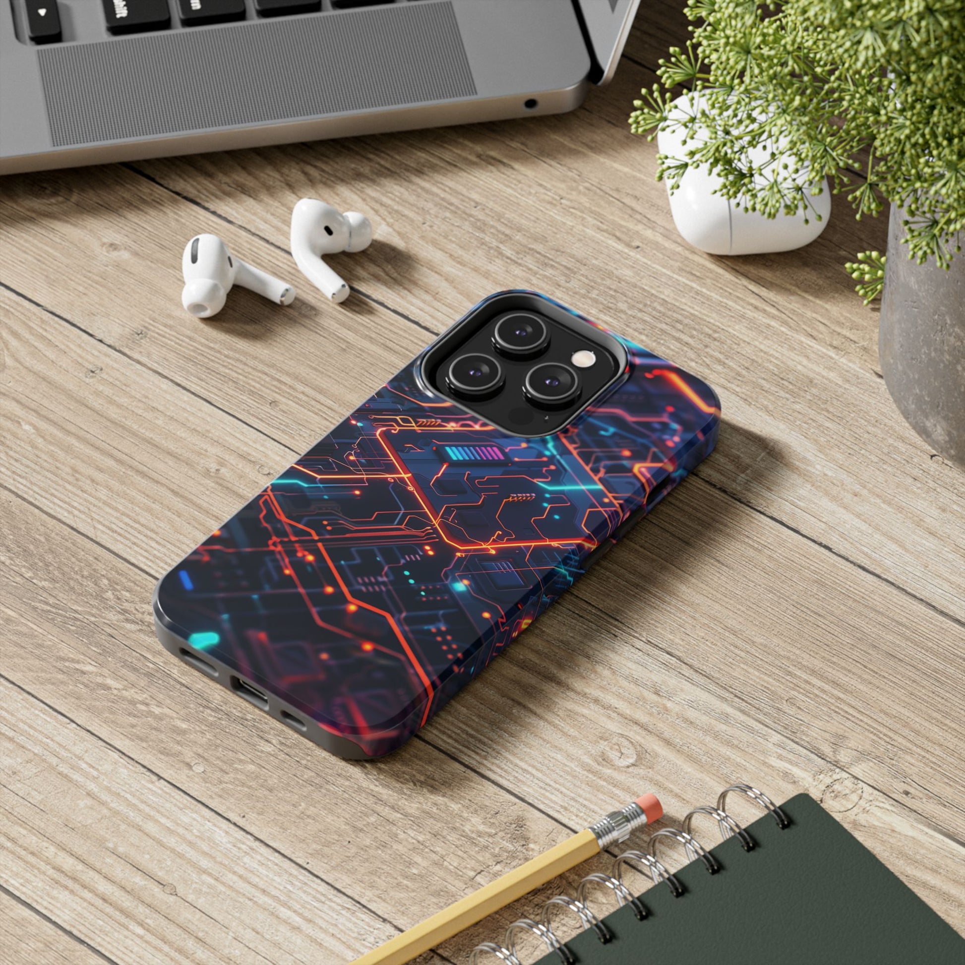 Circuit Board Phone Case, Futuristic Circuit Phone Case, High-Tech Gift, Custom Sci-Fi Phone Case, iphone 15 pro max