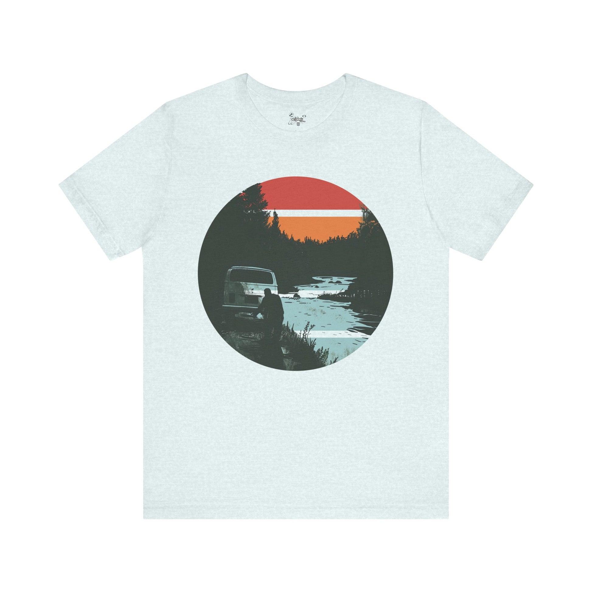 Van Down by the River Tshirt Van Life Camping Shirt Vintage Graphic Tee, Funny Tshirt, SNL Fan Mens Shirt Womens Shirt