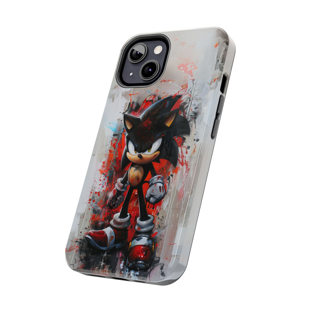 Shadow the Hedgehog Inspired Phone Case, Durable iPhone Case, Perfect Gamer Gift, SEGA, Sonic the Hedgehog, Tails, Shadow, iPhone 12