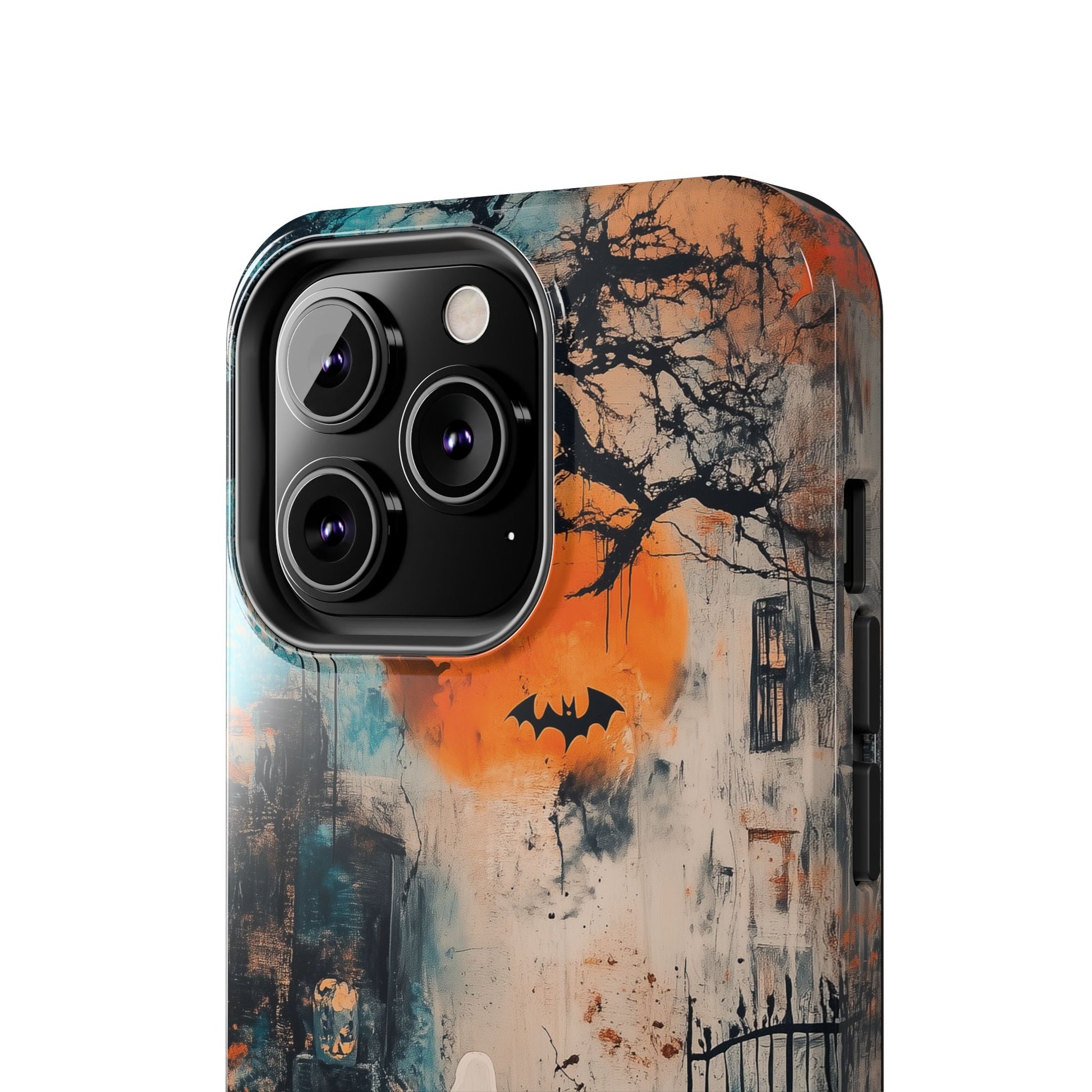 Halloween Fall Autumn Artistic Gothic Dark Academia Ghost Girl Street Art Urban Graffiti Phone Case Street iPhone 15 Pro Max Samsung Galaxy