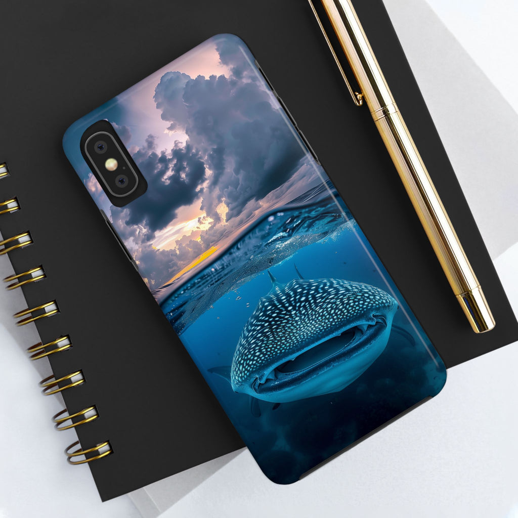 Majestic Encounter: Whale Shark Tough Phone Case