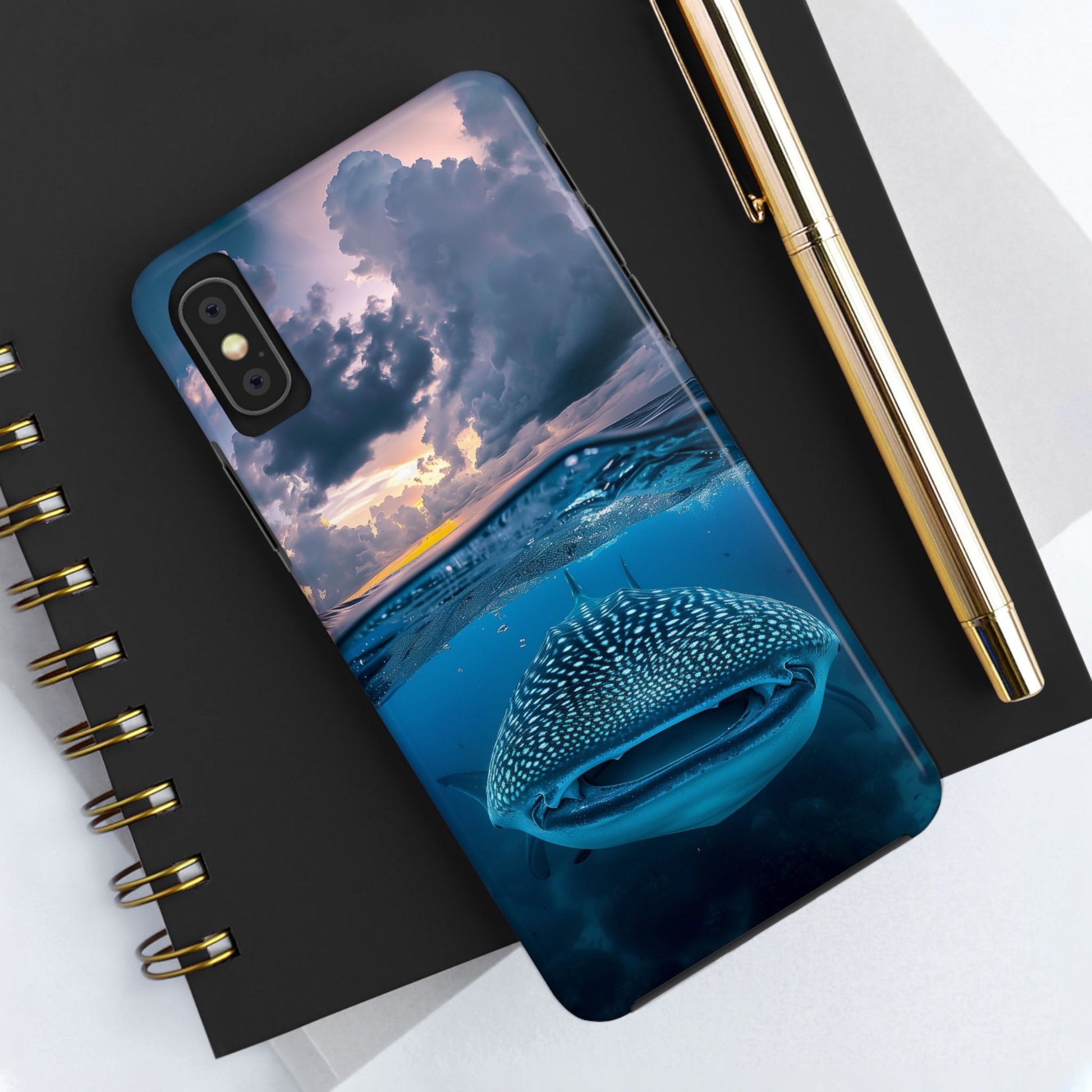 Majestic Encounter: Whale Shark Tough Phone Case