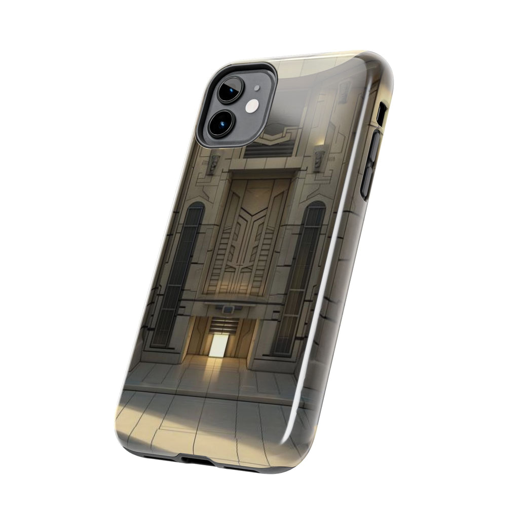 Durable Phone Case - Frank Lloyd Wright Style Room - Tough Architectural Design iPhone/Android Cover - Unique Art Deco Protection Accessory