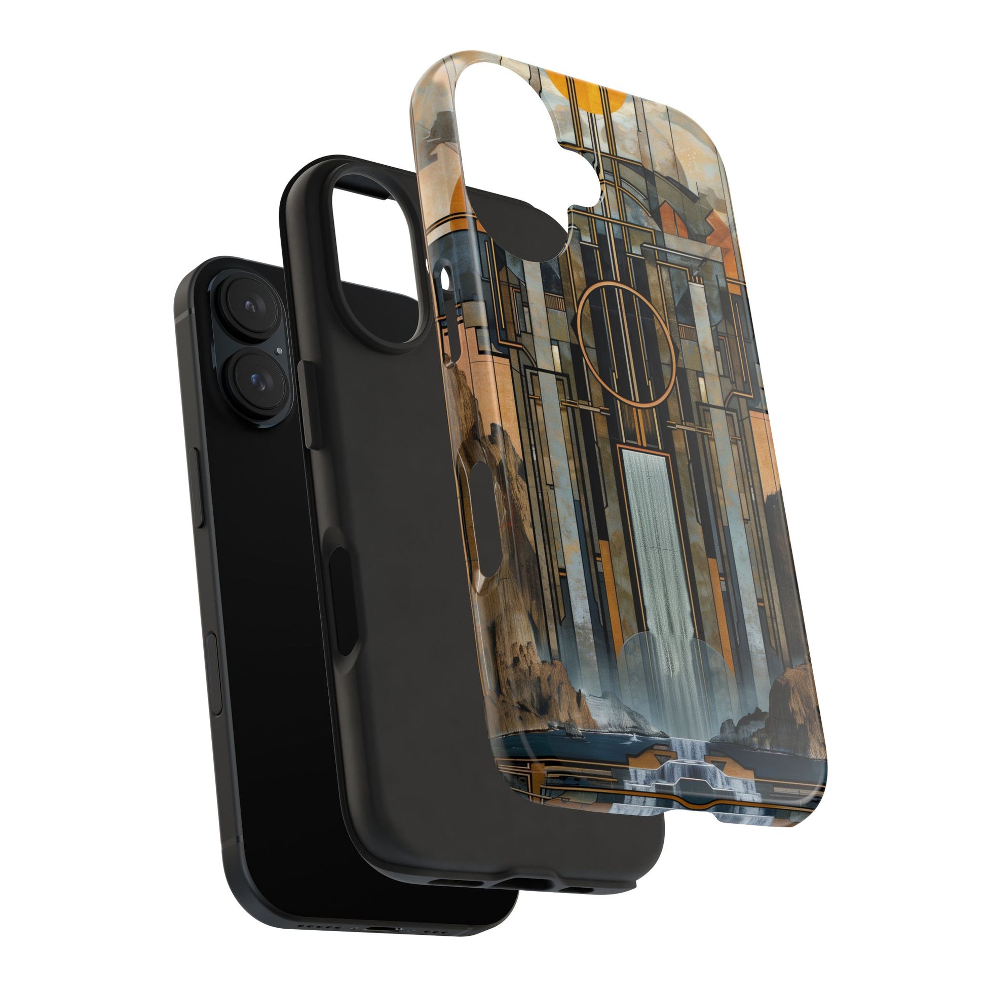Falling Water Inspired Phone Case - Frank Lloyd Wright Design - Architectural Phone Cover - Unique Phone Accessory