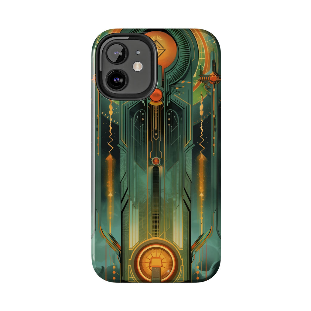 Art Deco Phone Case, Architecture Phone Case, Durable iPhone Case, Gift for Architect, iPhone 14 Case, Art Deco Building Phone Case