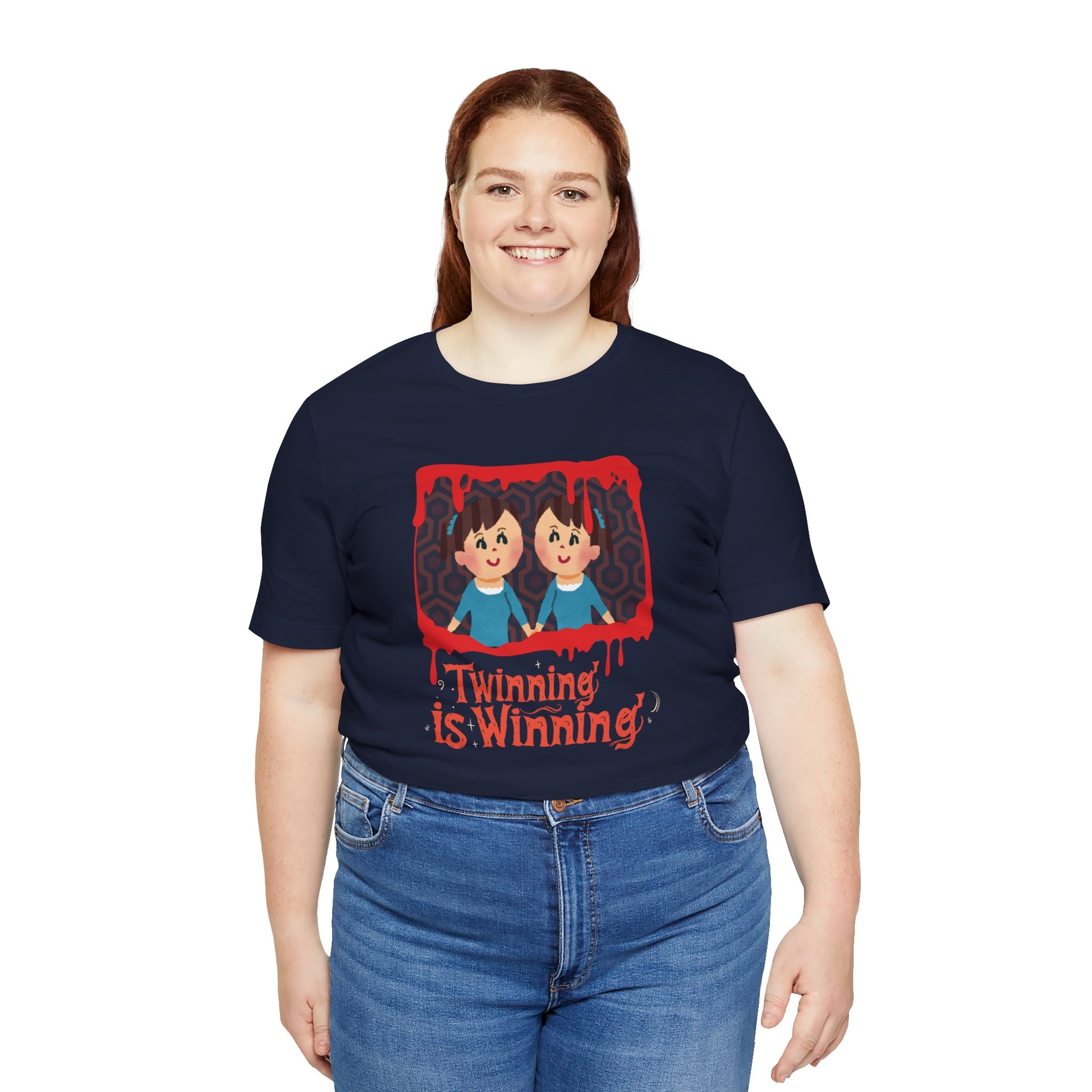 Twinning is Winning Shining Inspired Halloween Graphic Tee