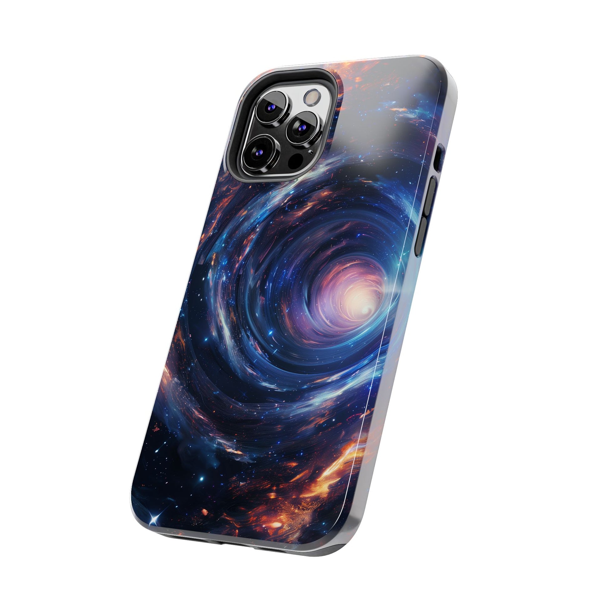 Dr Who inspired Phone Case - Space Wormholes Phone Case - Cosmic Galaxy Cover with Futuristic Wormhole Design - Sci-Fi Protective Case