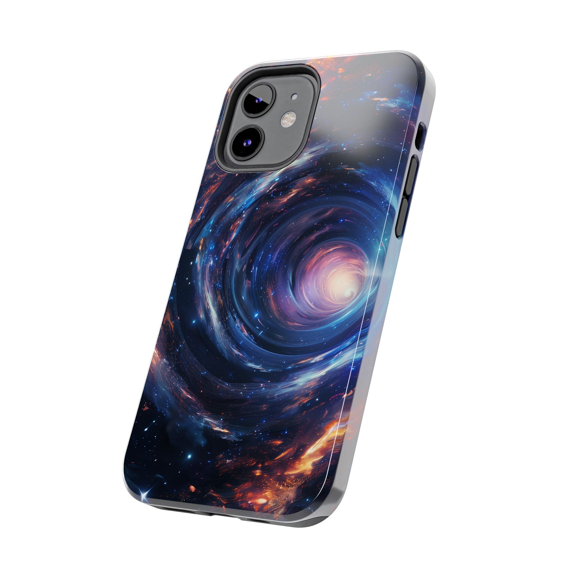 Dr Who inspired Phone Case - Space Wormholes Phone Case - Cosmic Galaxy Cover with Futuristic Wormhole Design - Sci-Fi Protective Case