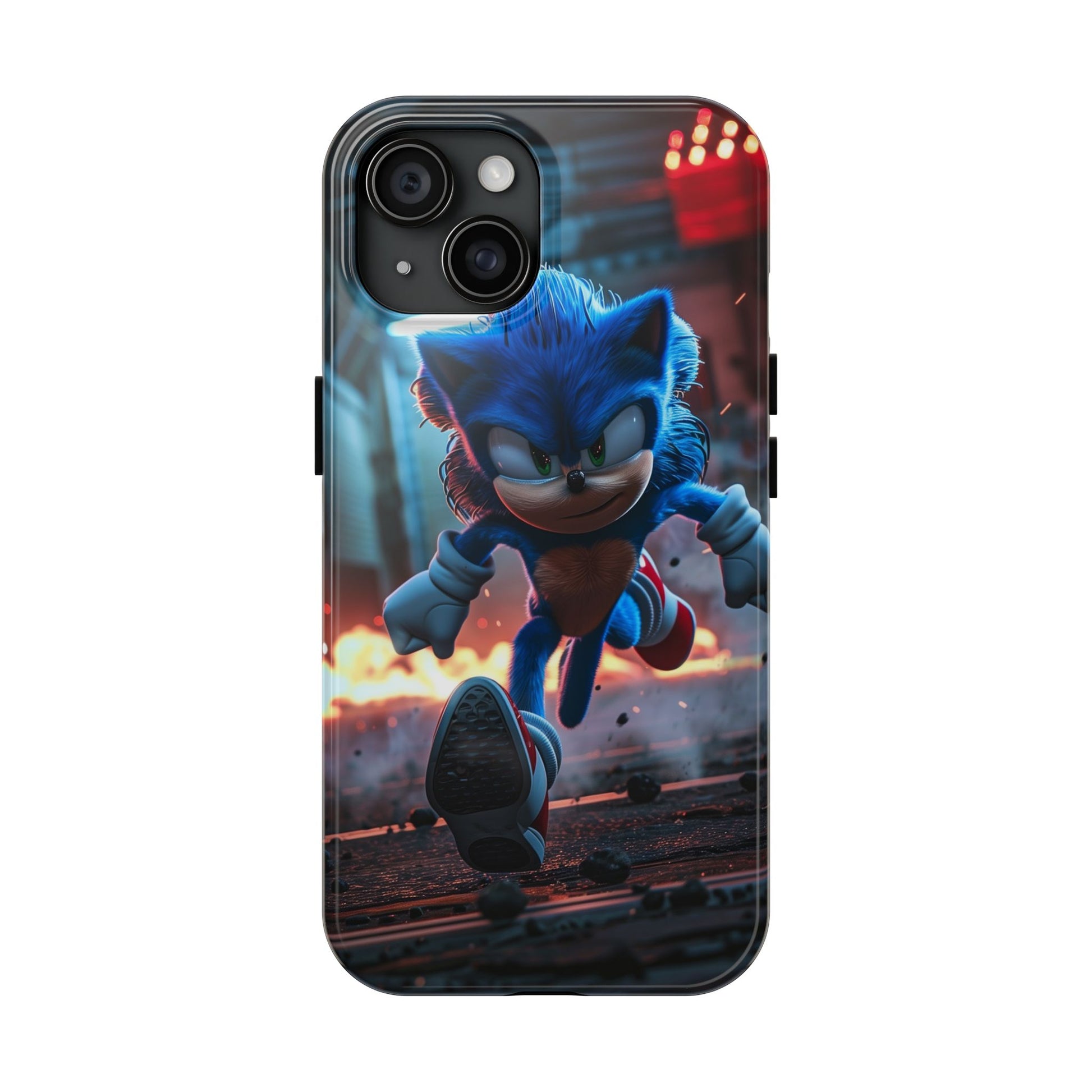 Durable Sonic Phone Case - Protective Sonic the Hedgehog Design - Tough Mobile Cover - Fun Video Game Phone Accessory