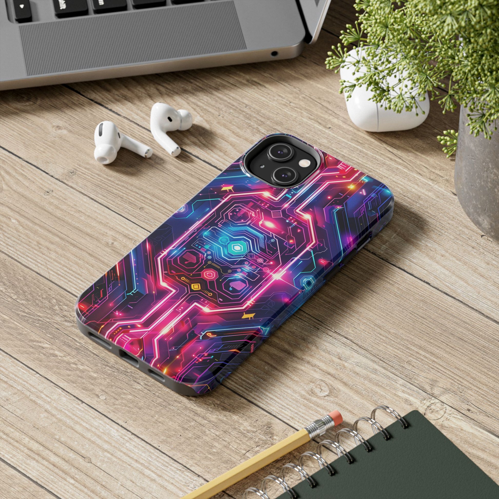Circuit Board Phone Case, Futuristic Circuit Phone Case, High-Tech Gift for Him, Custom Sci-Fi Phone Case, iphone 15 pro max