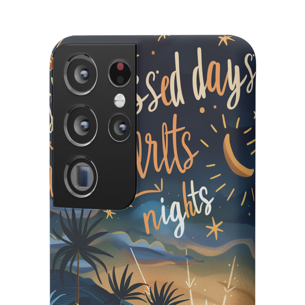 Sun Kissed Days and Starlit Nights Slim Case for Android