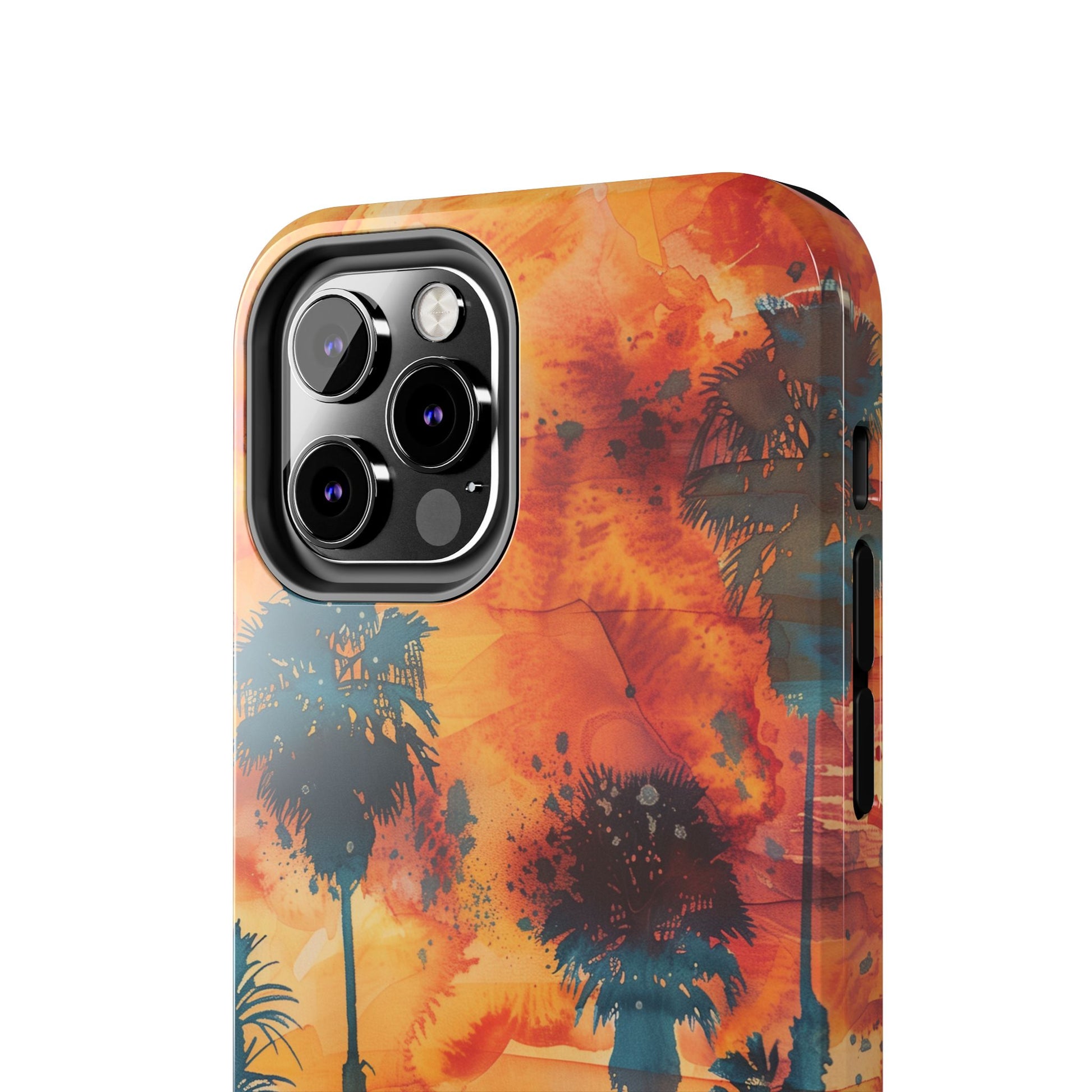 Los Angeles Sunset iPhone Case, Golden Hour Scenic View, Hollywood Hills Sunset Phone Case, Palm Trees Phone Case, iphone 15 pro max case