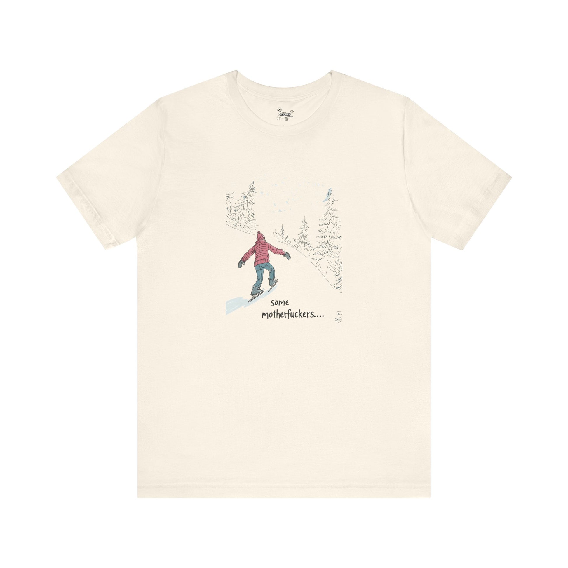 Ice Skating Uphill Geek Positivity Tshirt Nerdy Shirt Tee, Inspirational Quotes Gift for Geeks Movie Tshirt, Positivity Tshirt