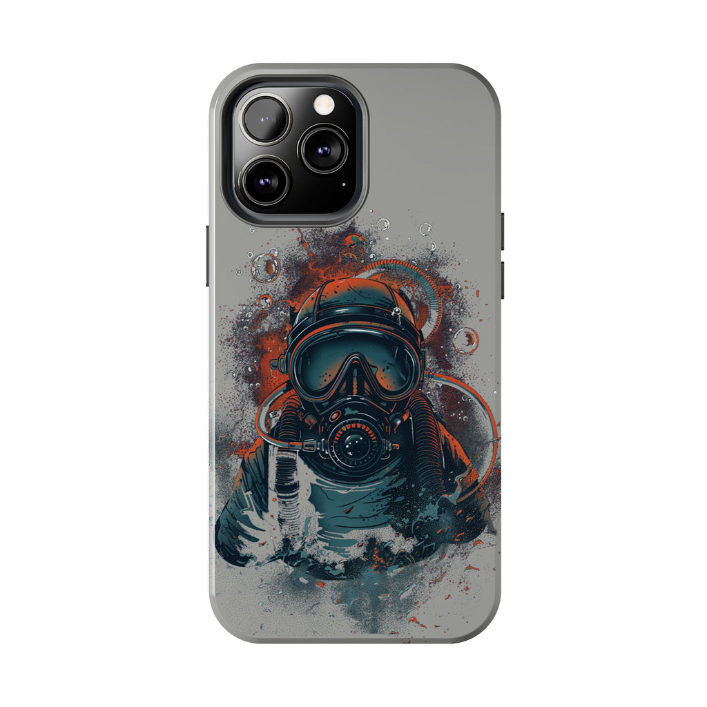 Light Custom iPhone Case, Personalized Phone Case, SCUBA Phone Case, SCUBA Diver Case, Custom Diver Phone Case, Gift for SCUBA Diver