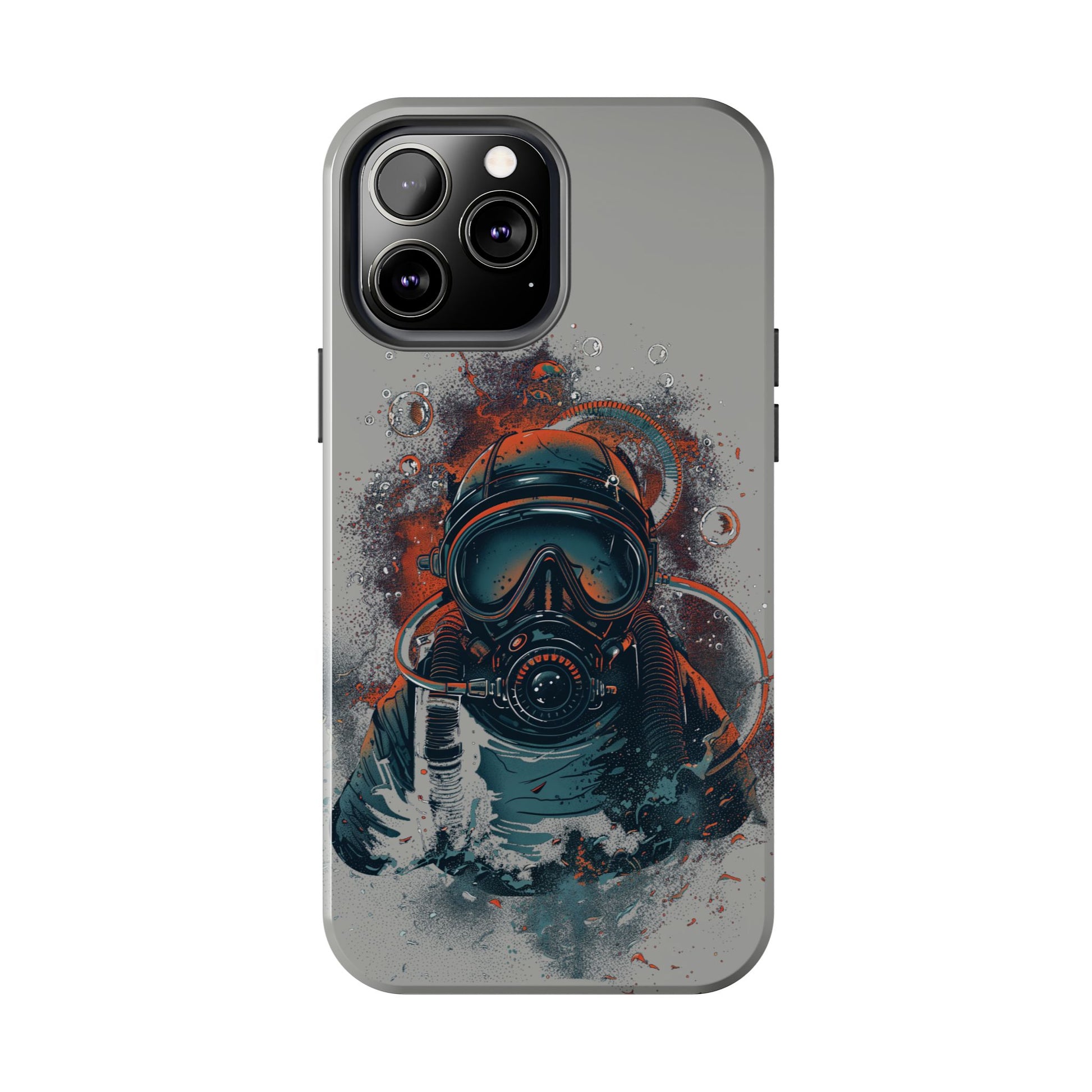 Light Custom iPhone Case, Personalized Phone Case, SCUBA Phone Case, SCUBA Diver Case, Custom Diver Phone Case, Gift for SCUBA Diver