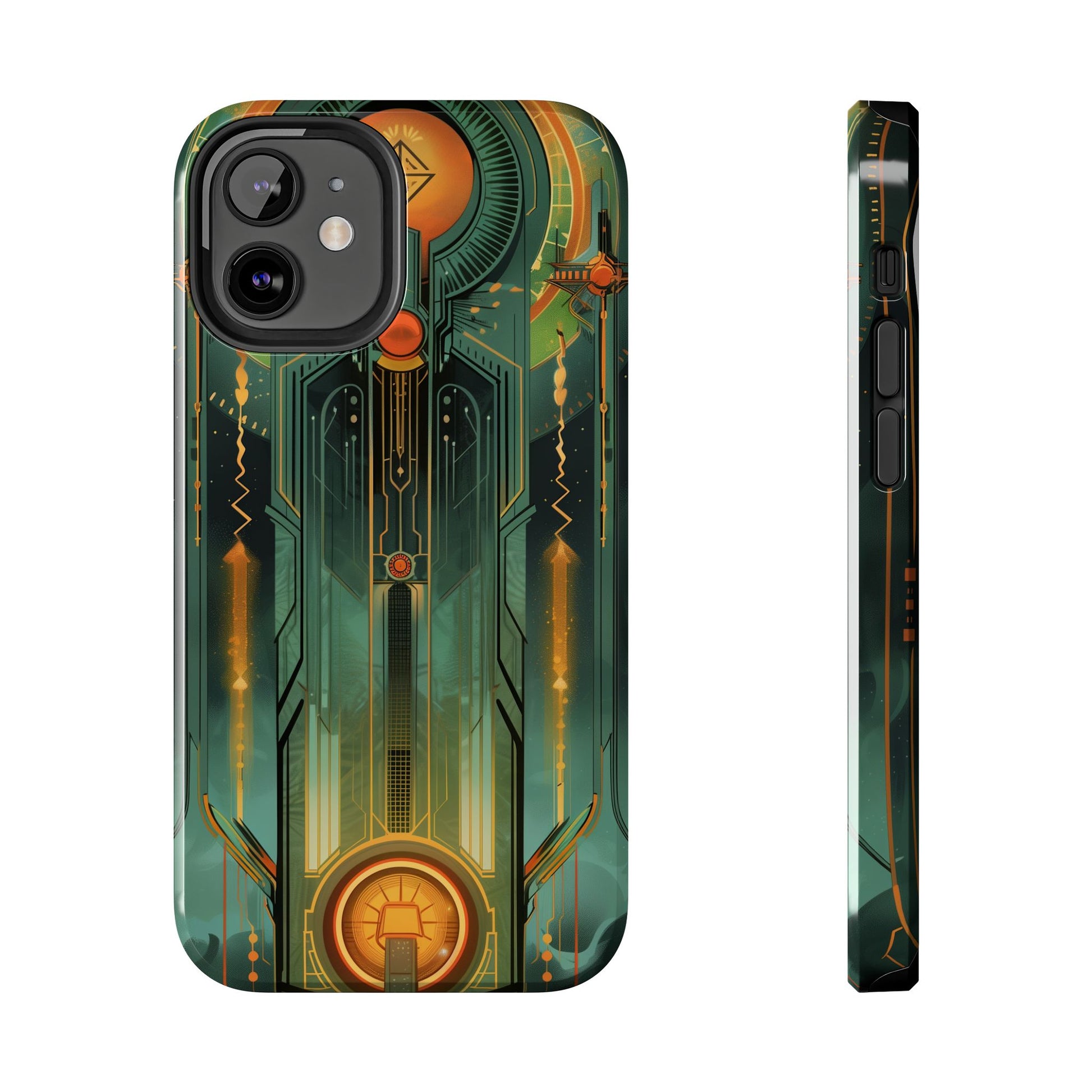 Art Deco Phone Case, Architecture Phone Case, Durable iPhone Case, Gift for Architect, iPhone 14 Case, Art Deco Building Phone Case