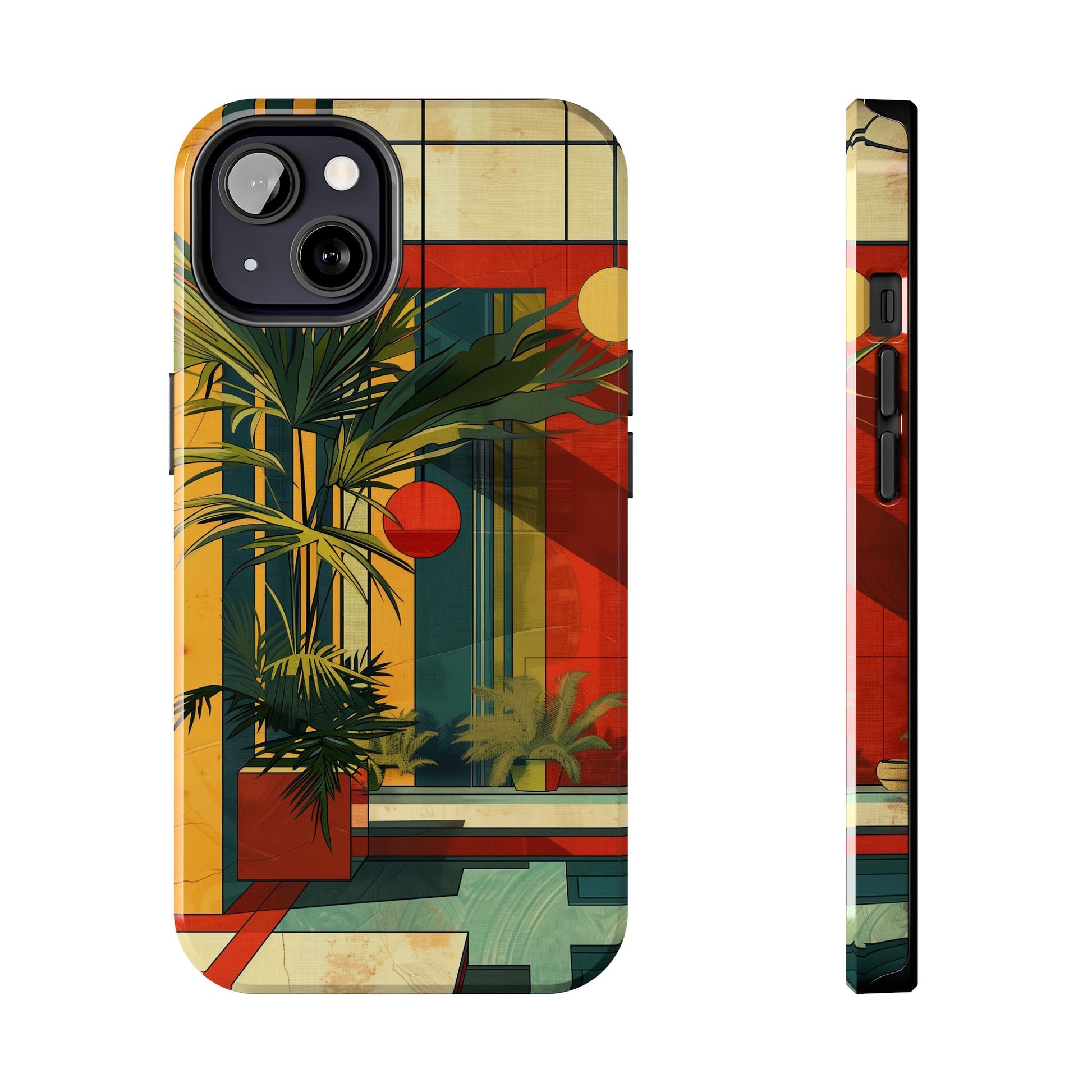 Frank Lloyd Wright Inspired Phone Case - Geometric Elegance and Architectural Beauty for iPhone Models