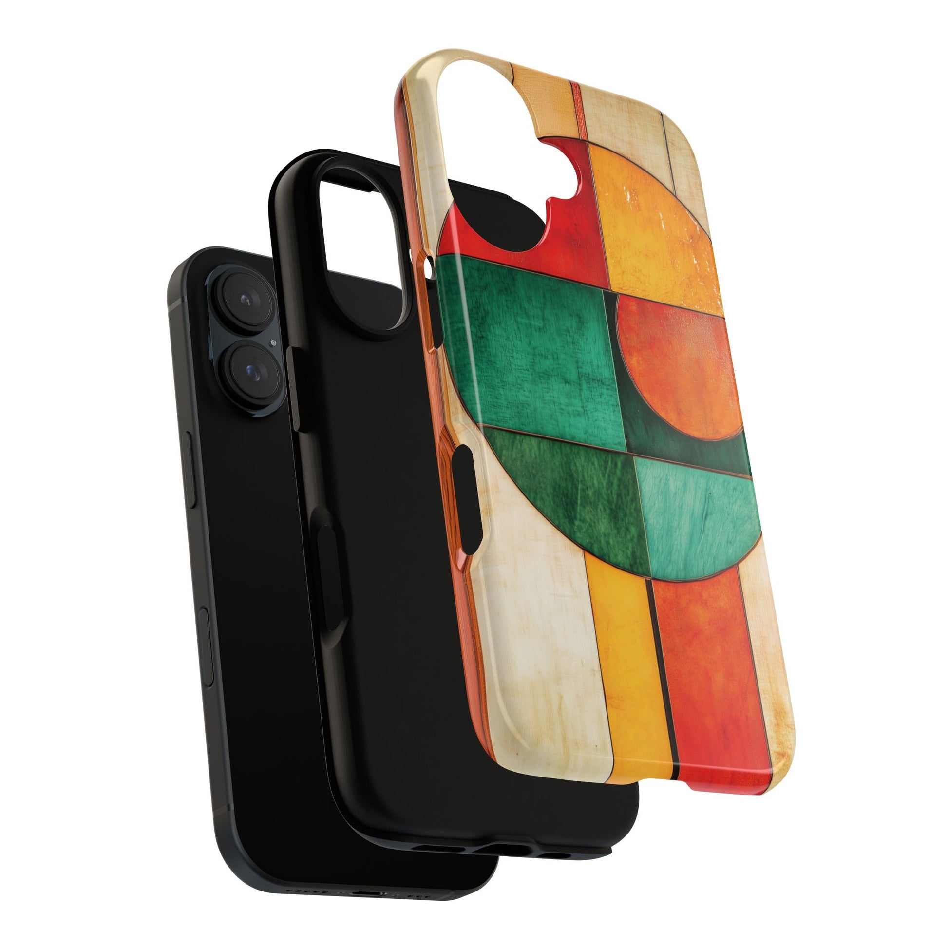 Circles Frank Lloyd Wright Usonian Prairie Phone Case Geometric Stained Glass Art Deco Marble Gold 13 14 15 16 iPhone Pro Max Galaxy Pixel