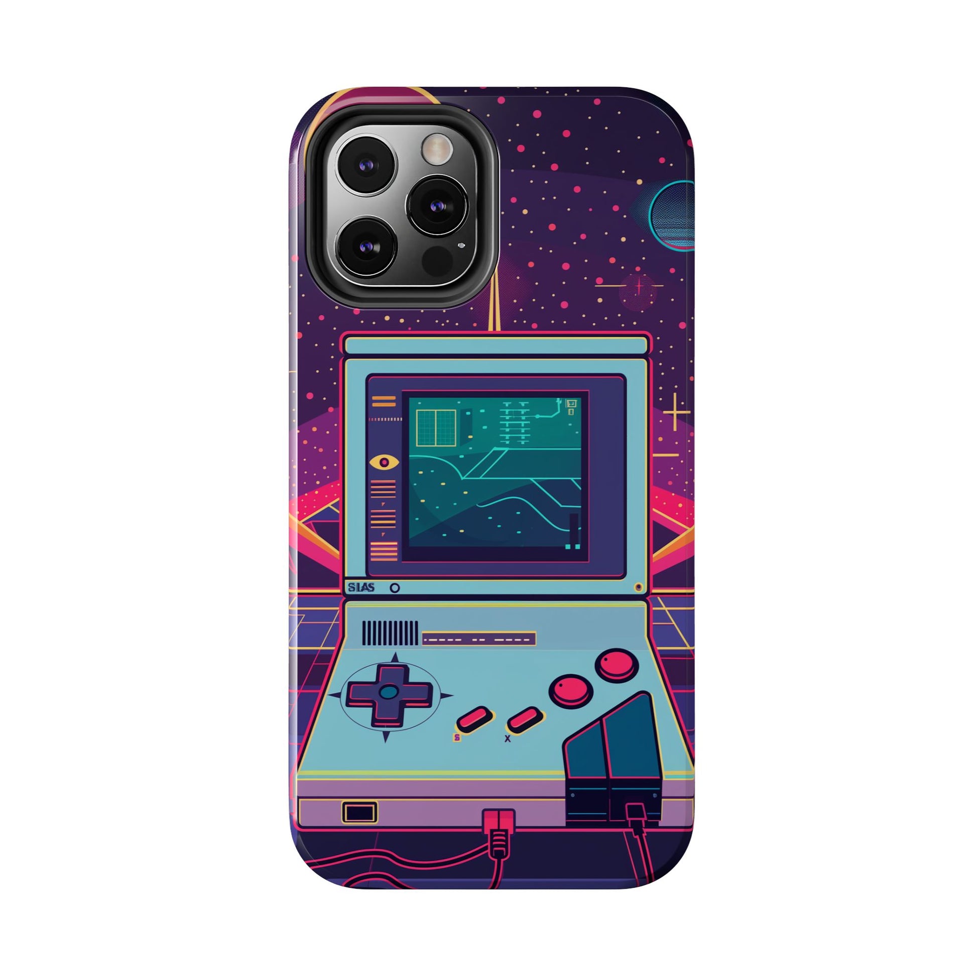 Durable iPhone Case with Alternative Universe Game Console Design - Protective Phone Cover - Fun and Sturdy Gaming Accessory - Gamer Gift
