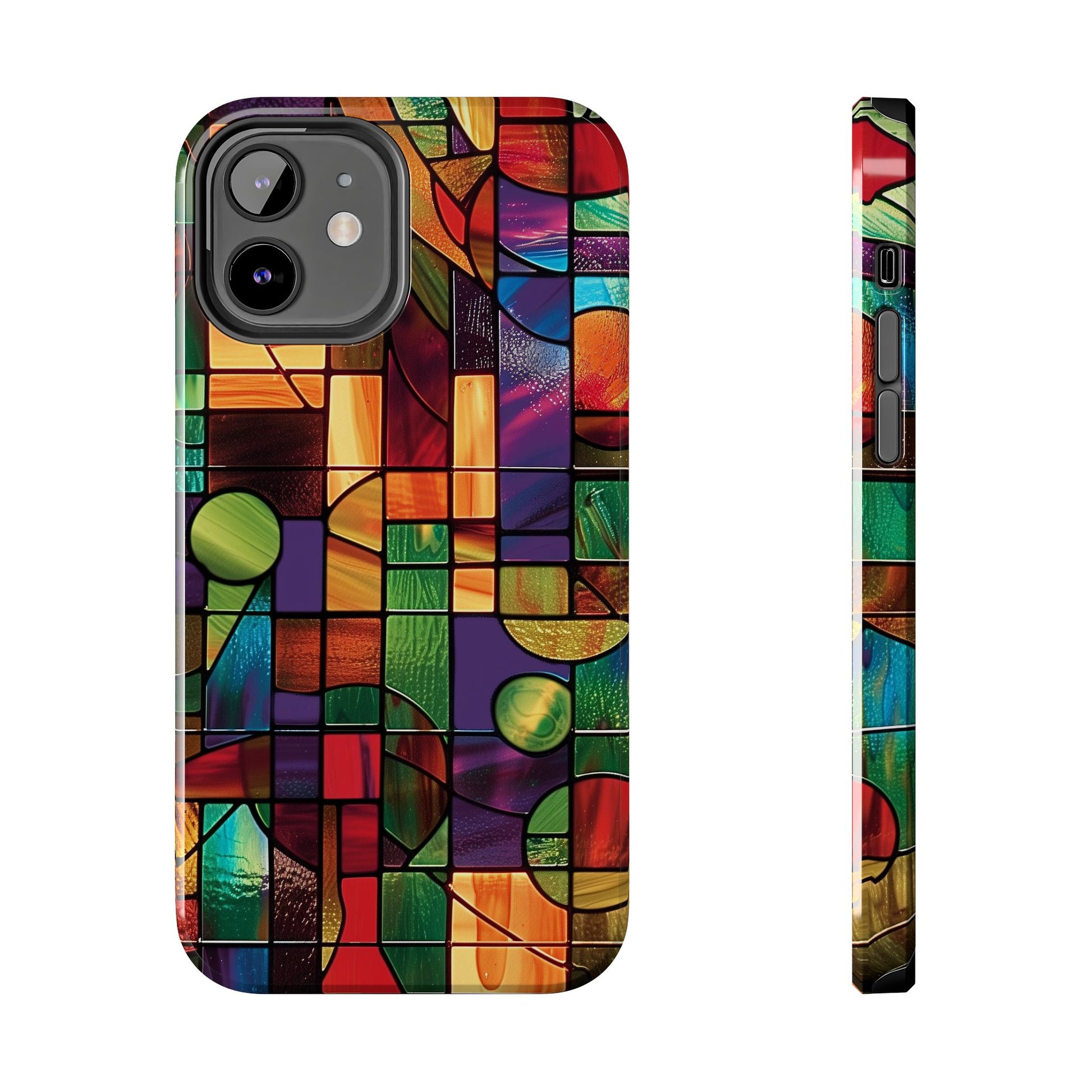 Frank Lloyd Wright Inspired Stained Glass Phone Case, Artistic iPhone Case, Architectural Design, Art Deco iphone Case, iphone 15 pro max