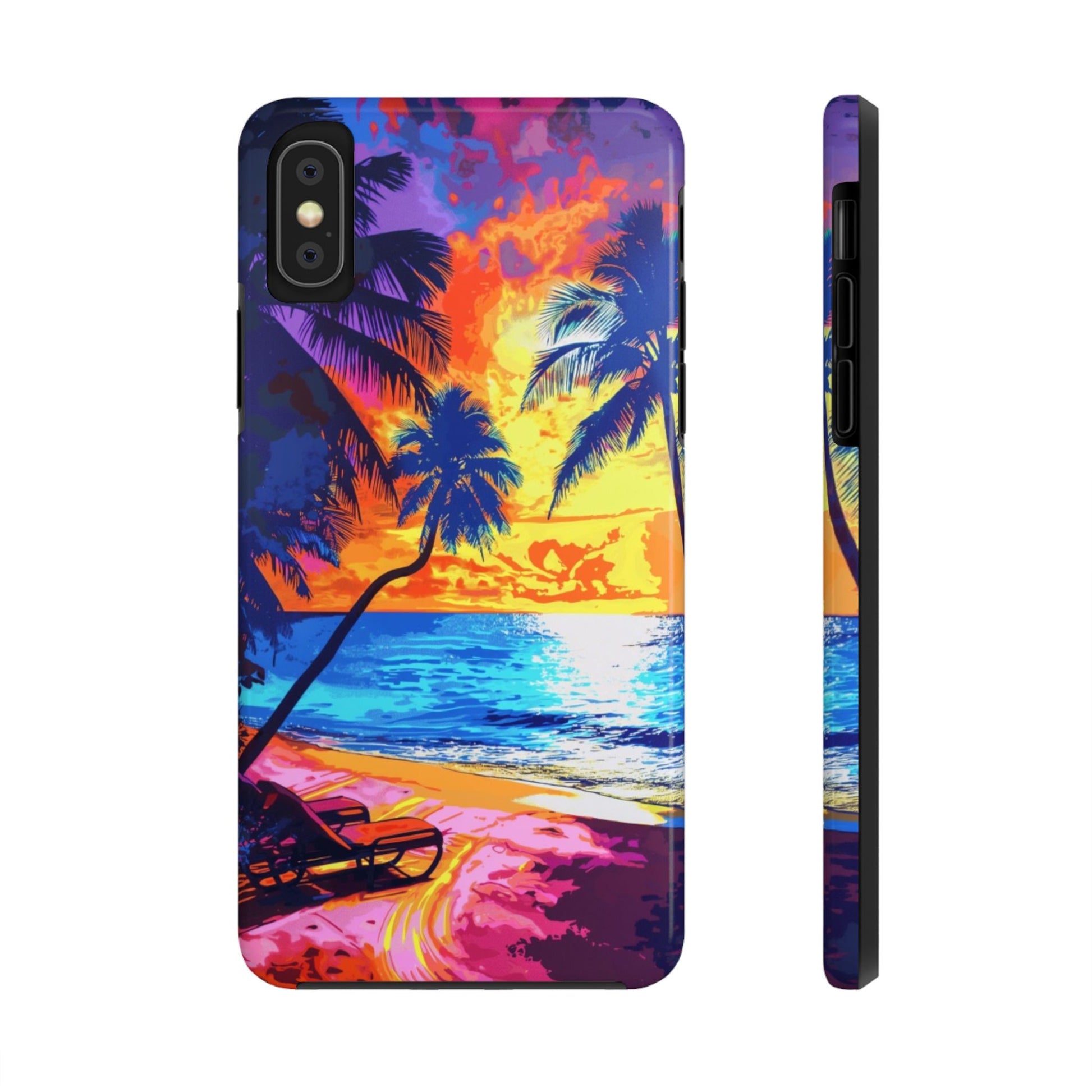 Sunset Bliss: Lisa Frank Style Phone Case