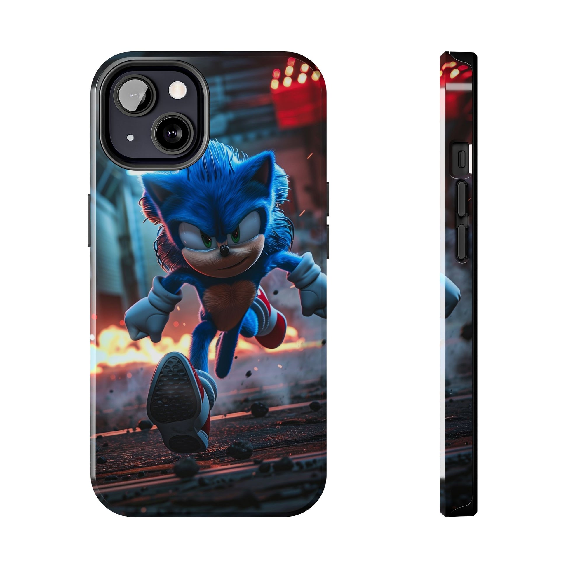 Durable Sonic Phone Case - Protective Sonic the Hedgehog Design - Tough Mobile Cover - Fun Video Game Phone Accessory