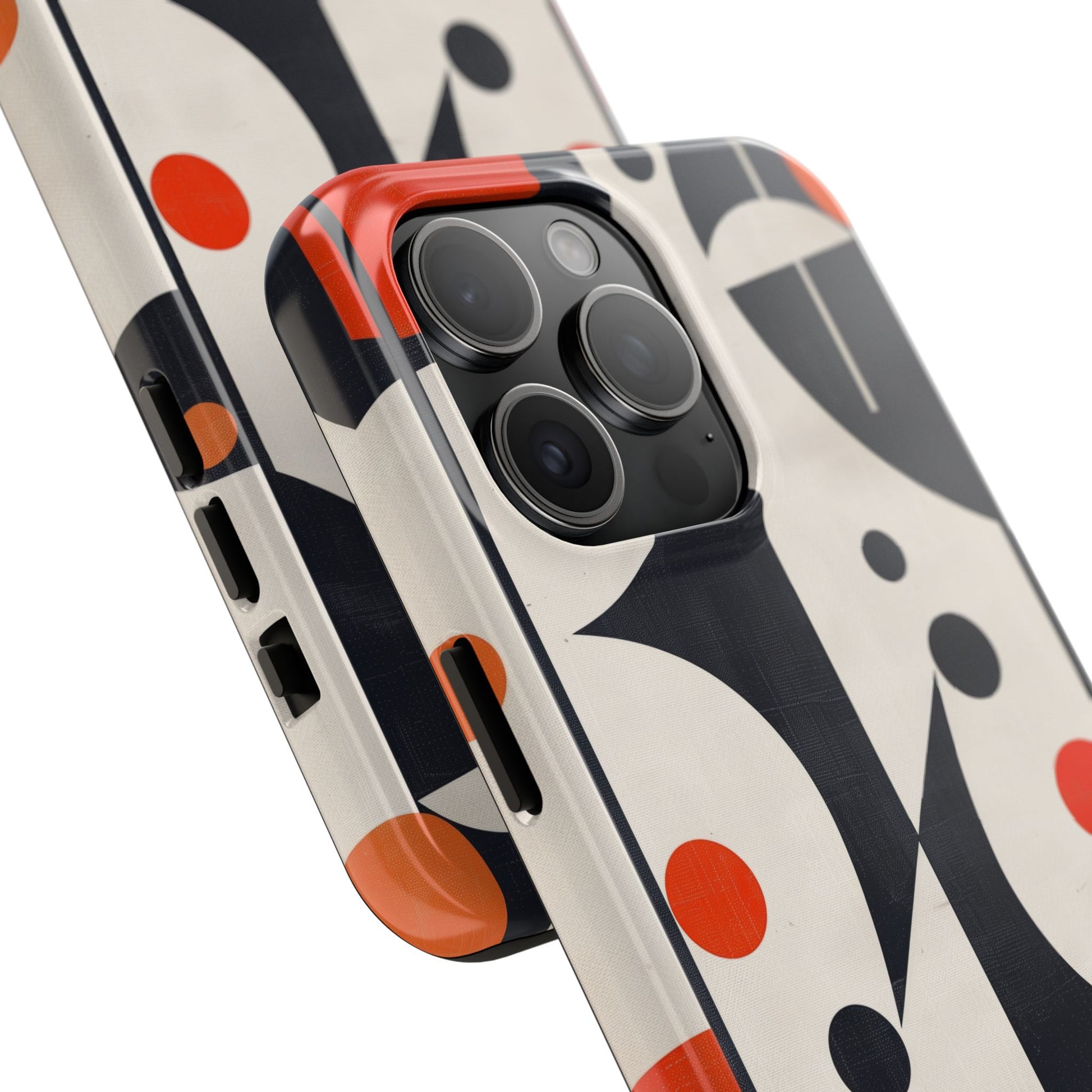 Mid-Century Modern Star Phone Case Mid Mod Atomic Cats Retro Chic Sleek Geometric Apple 12 13 14 15 Pro Max Samsung Galaxy