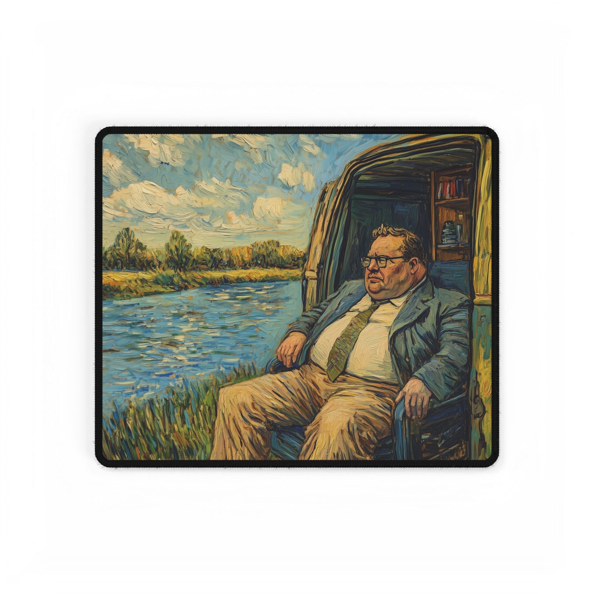 Desk Mat Computer Van Gogh Down by the River Home Office Decor