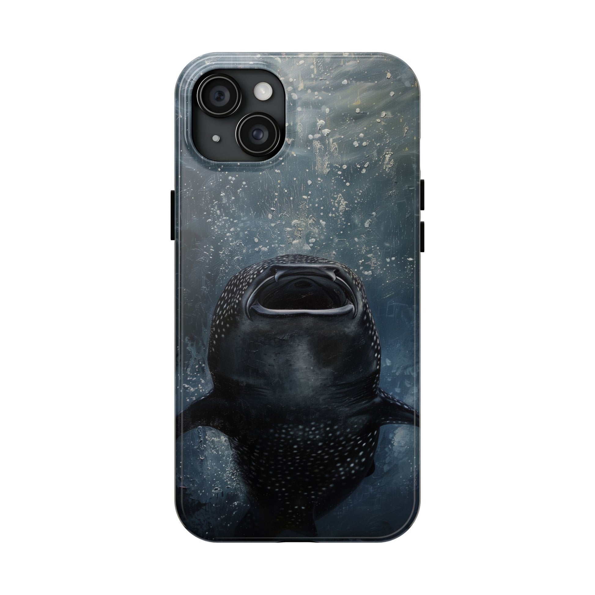 Rising Majesty: Whale Shark Feeding Tough Phone Case