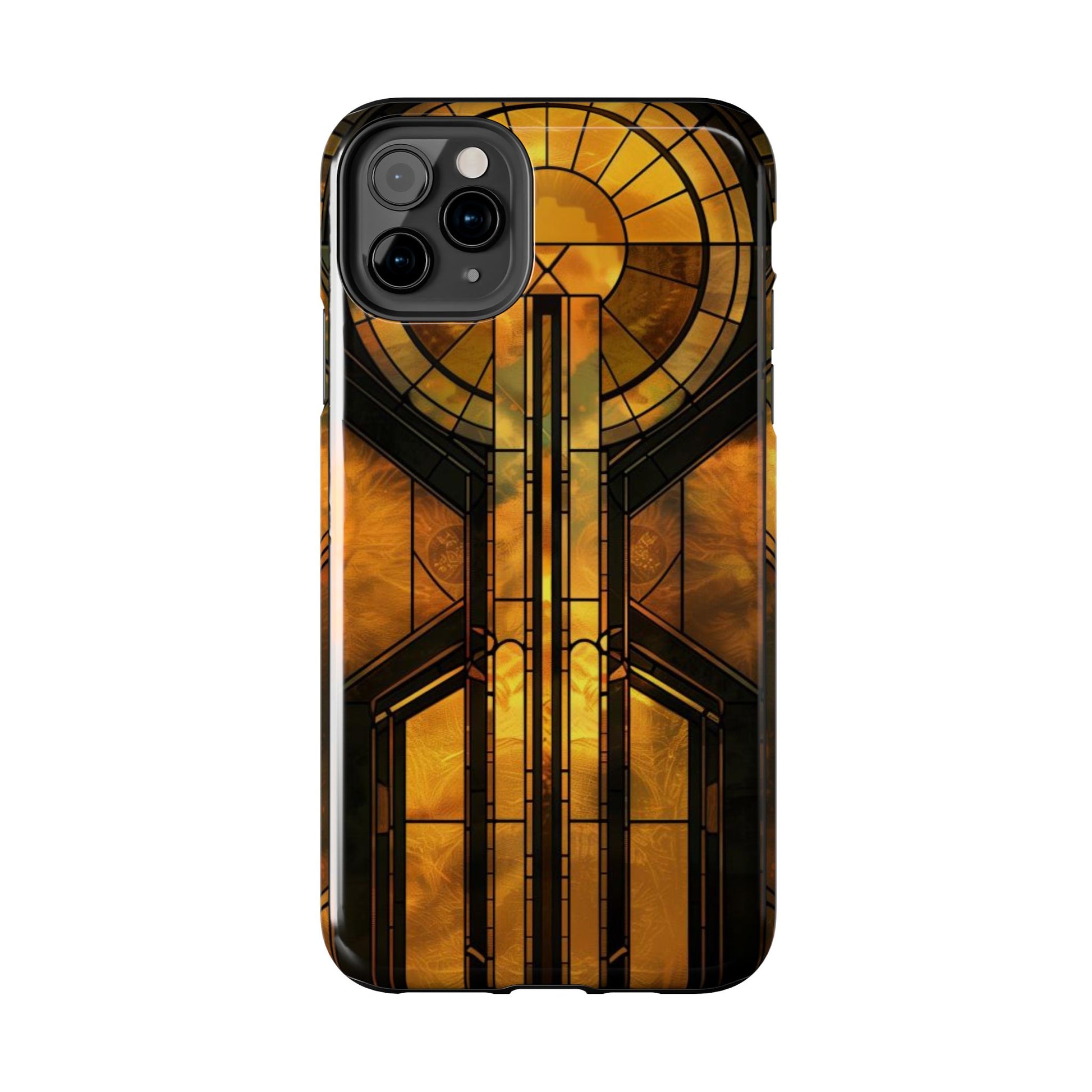 Durable Noir Art Deco Golden Design iPhone Cover - Stylish and Protective Phone Case on Etsy - Art Deco Gift