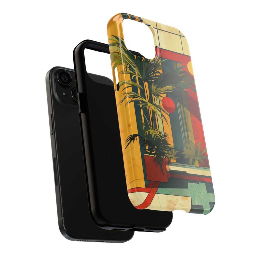 Frank Lloyd Wright Inspired Phone Case - Geometric Elegance and Architectural Beauty for iPhone Models