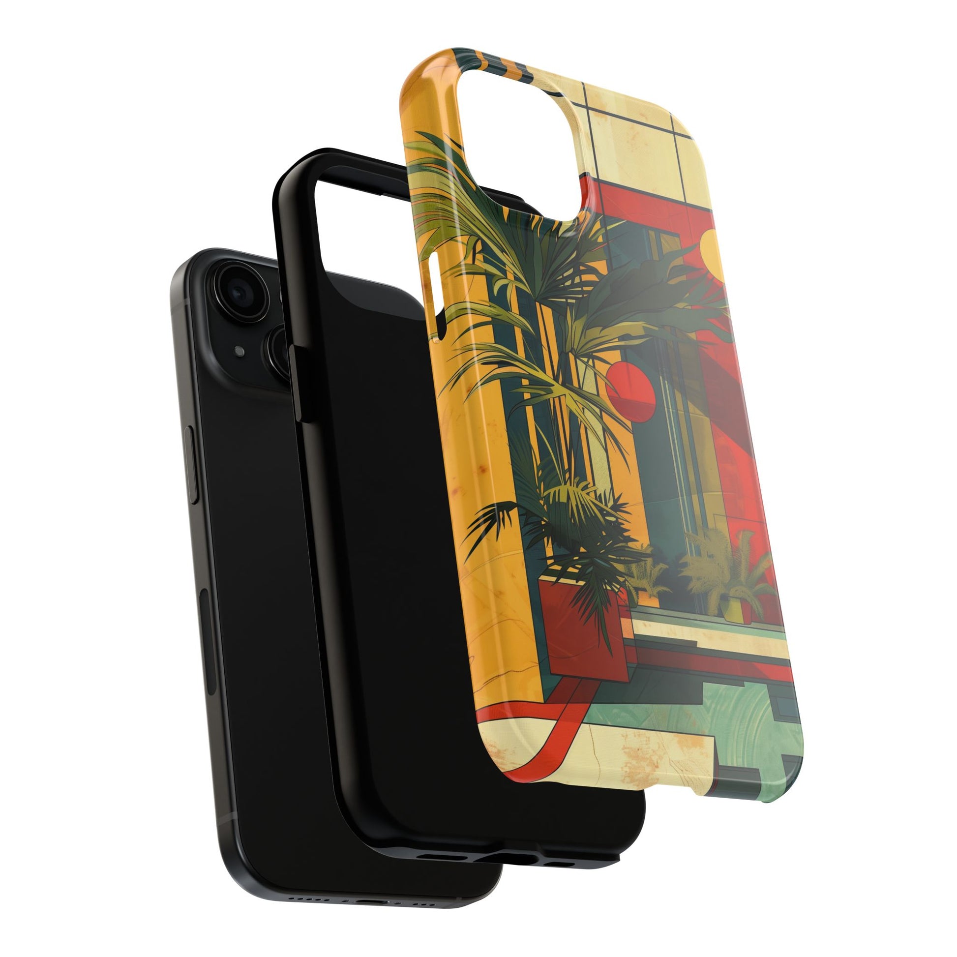 Frank Lloyd Wright Inspired Phone Case - Geometric Elegance and Architectural Beauty for iPhone Models