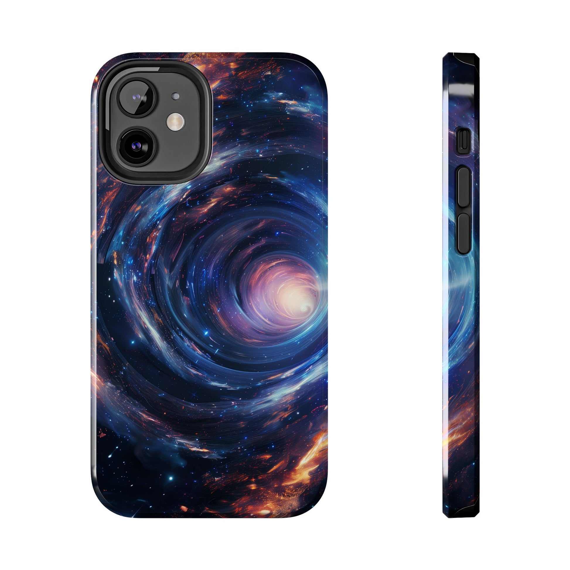 Dr Who inspired Phone Case - Space Wormholes Phone Case - Cosmic Galaxy Cover with Futuristic Wormhole Design - Sci-Fi Protective Case