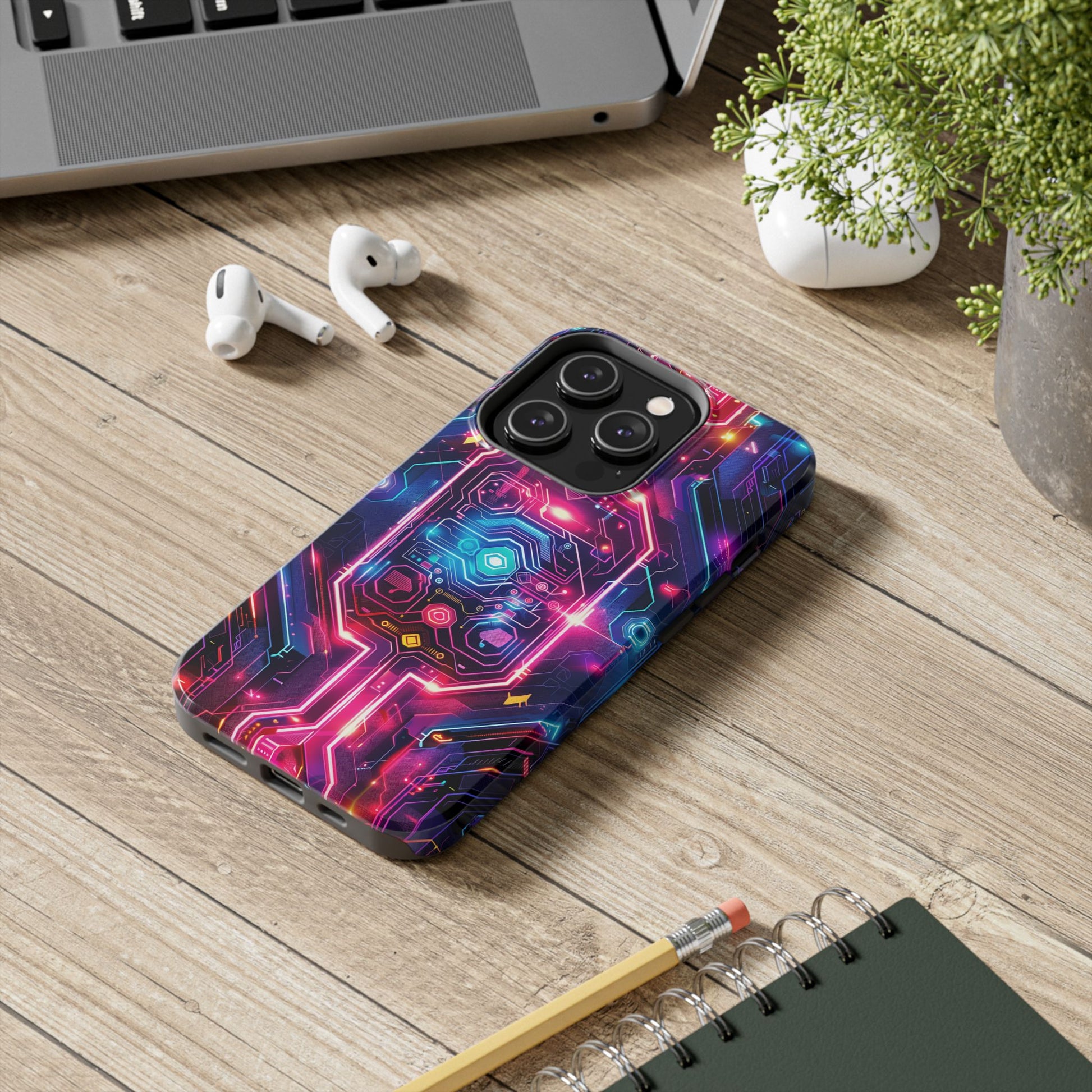 Circuit Board Phone Case, Futuristic Circuit Phone Case, High-Tech Gift for Him, Custom Sci-Fi Phone Case, iphone 15 pro max